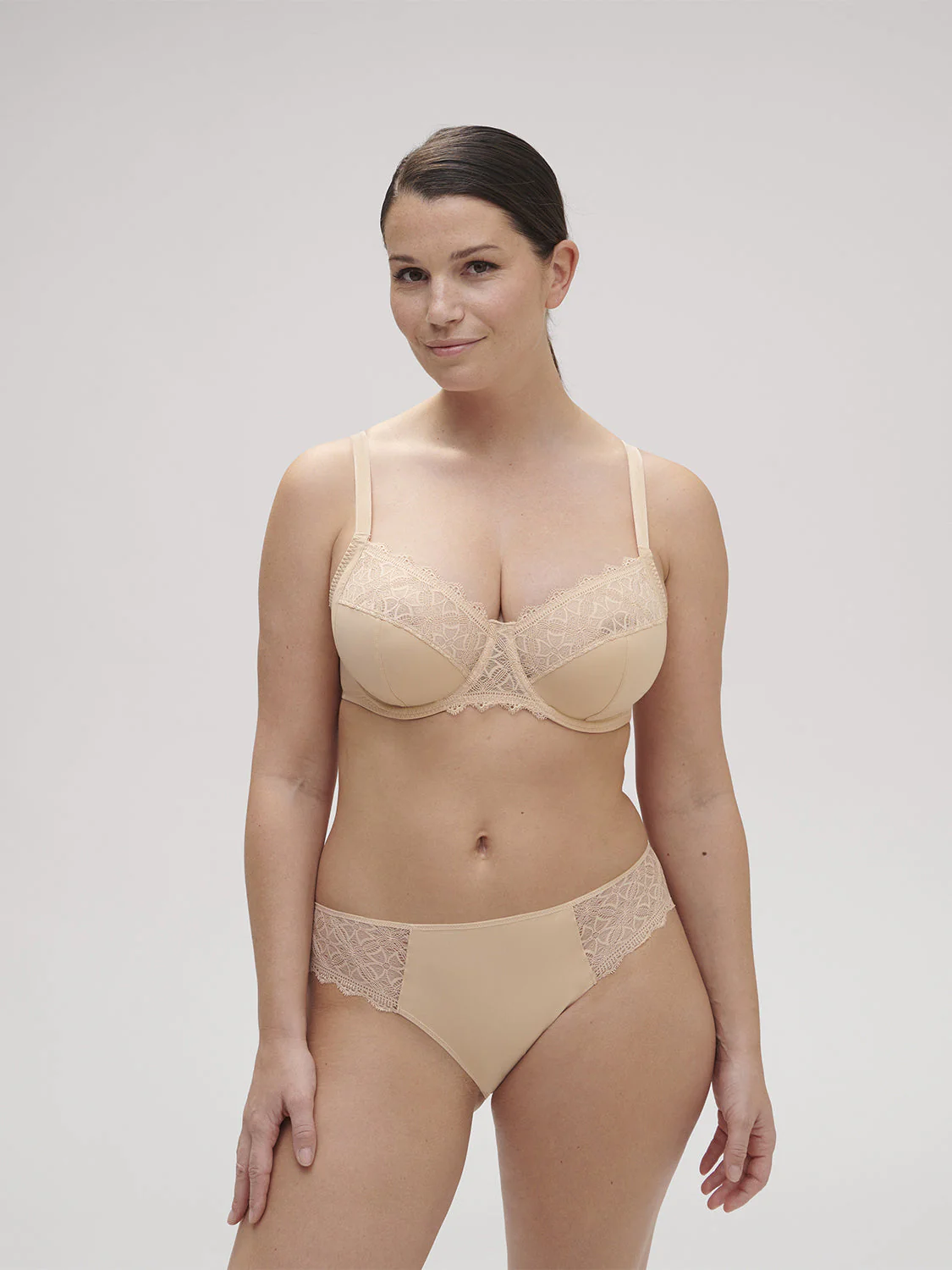 Full cup support bra - Vanilla - Image 5