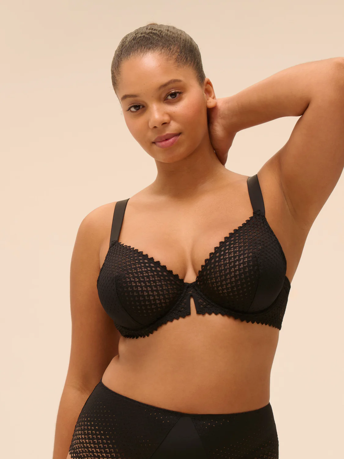 Half cup bra - Black - Image 7