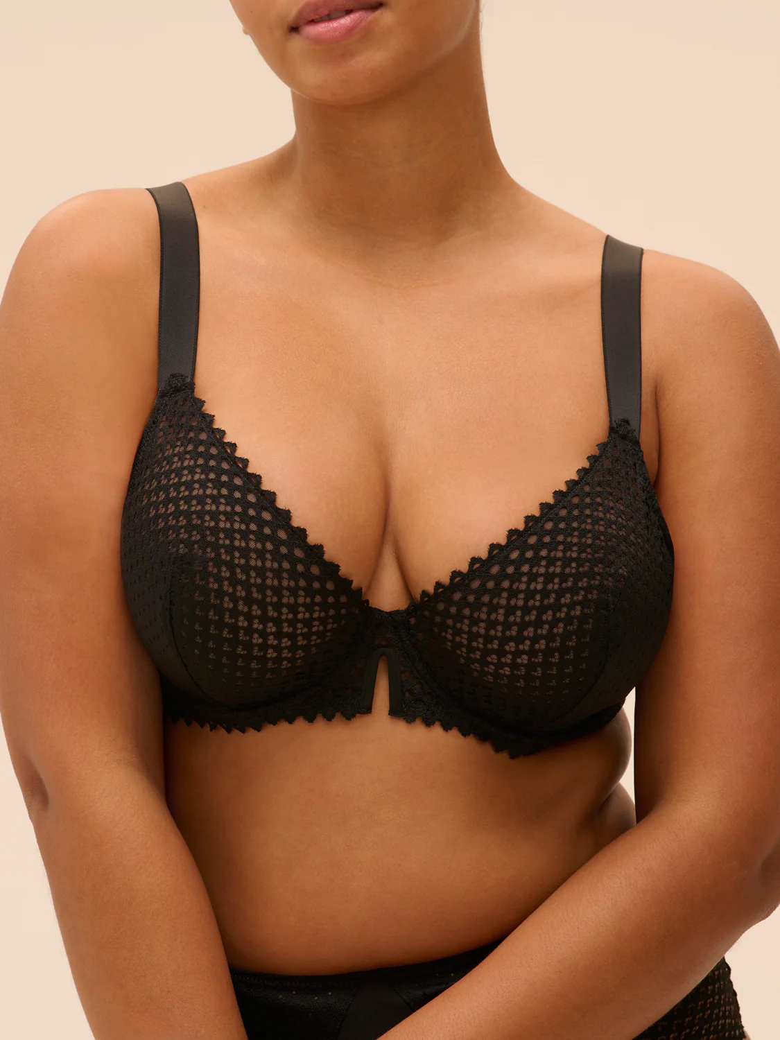 Half cup bra - Black - Image 8