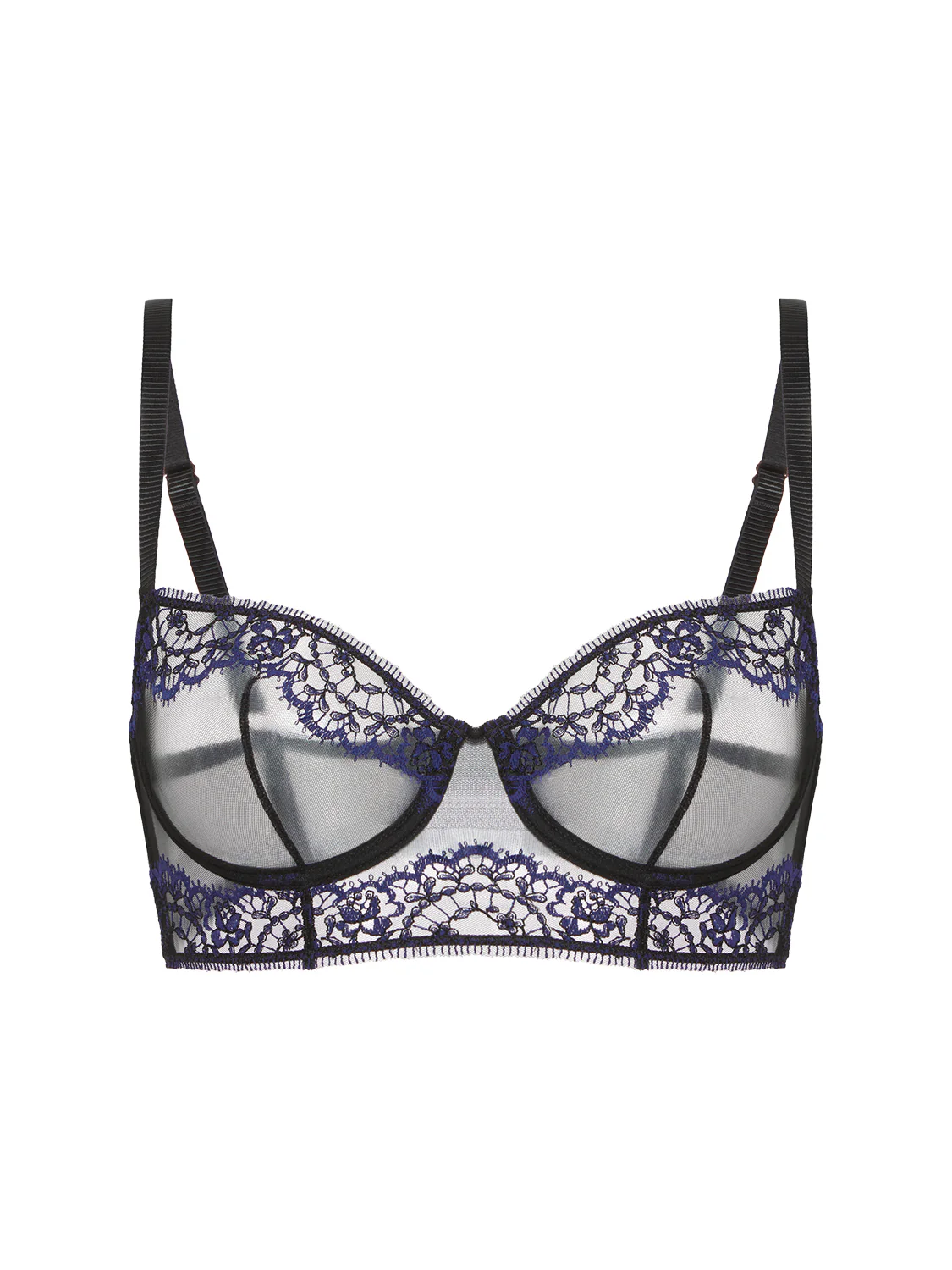 Half cup bra - Black - Image 5