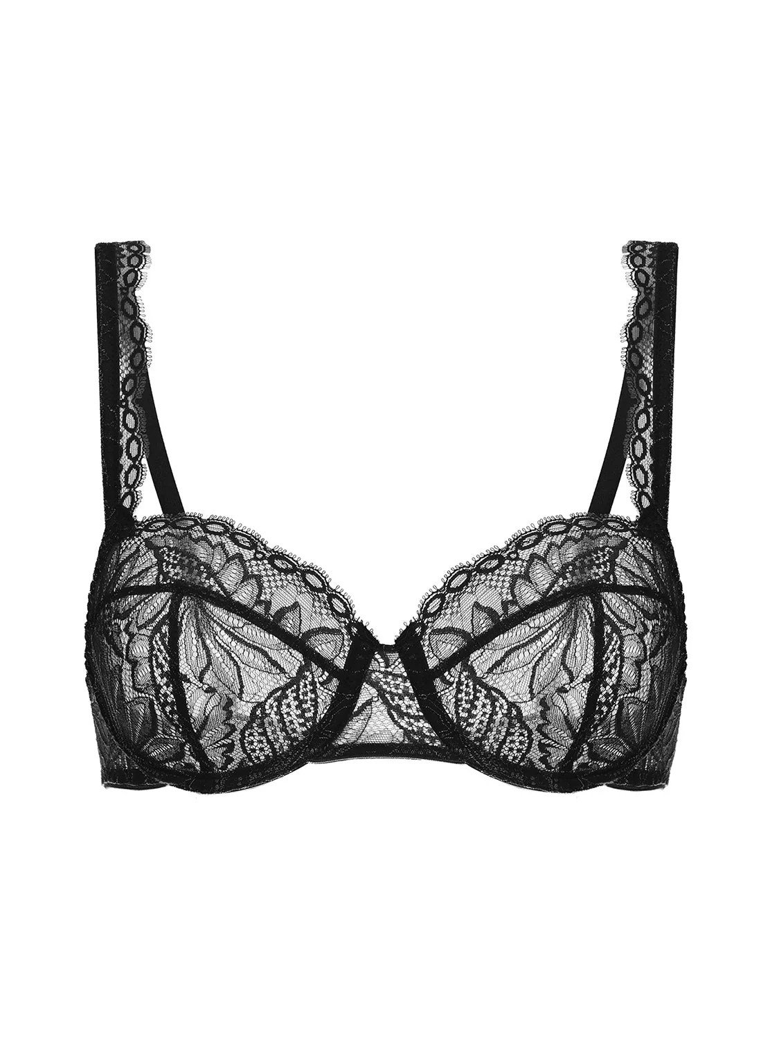 Half cup bra - Black - Image 11
