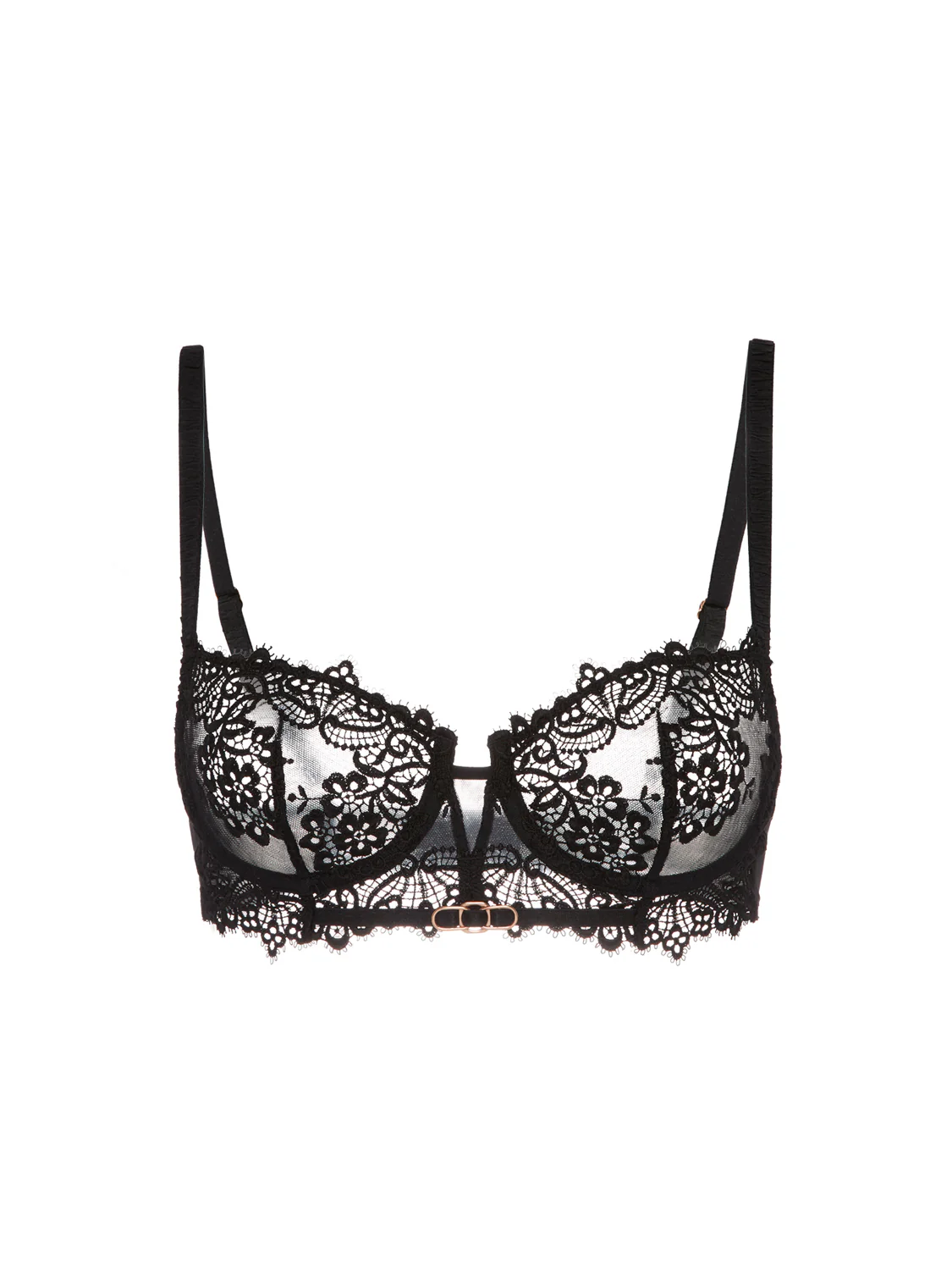 Half cup bra - Black - Image 12