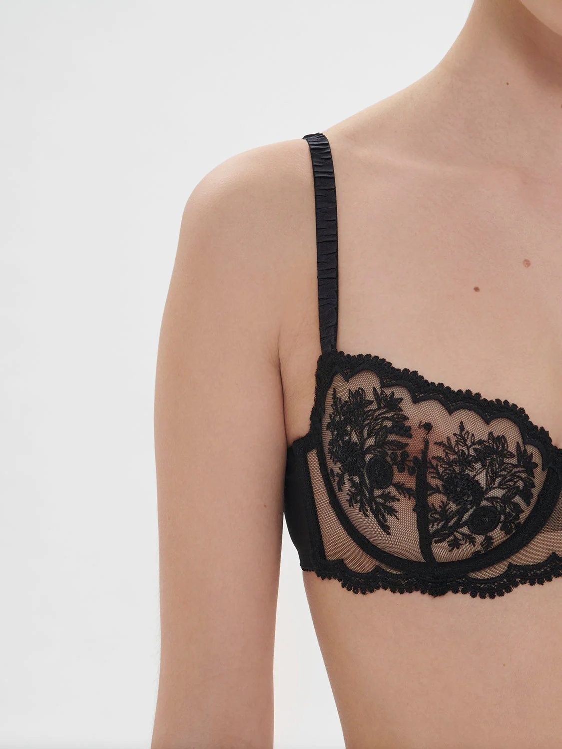 Half cup bra - Black - Image 3