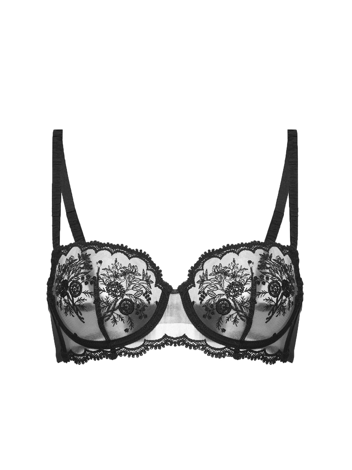 Half cup bra - Black - Image 9