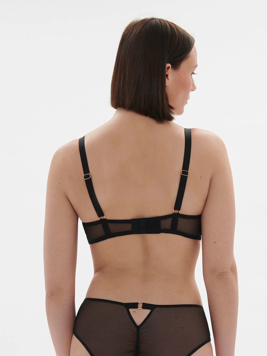 Half cup bra - Black - Image 6