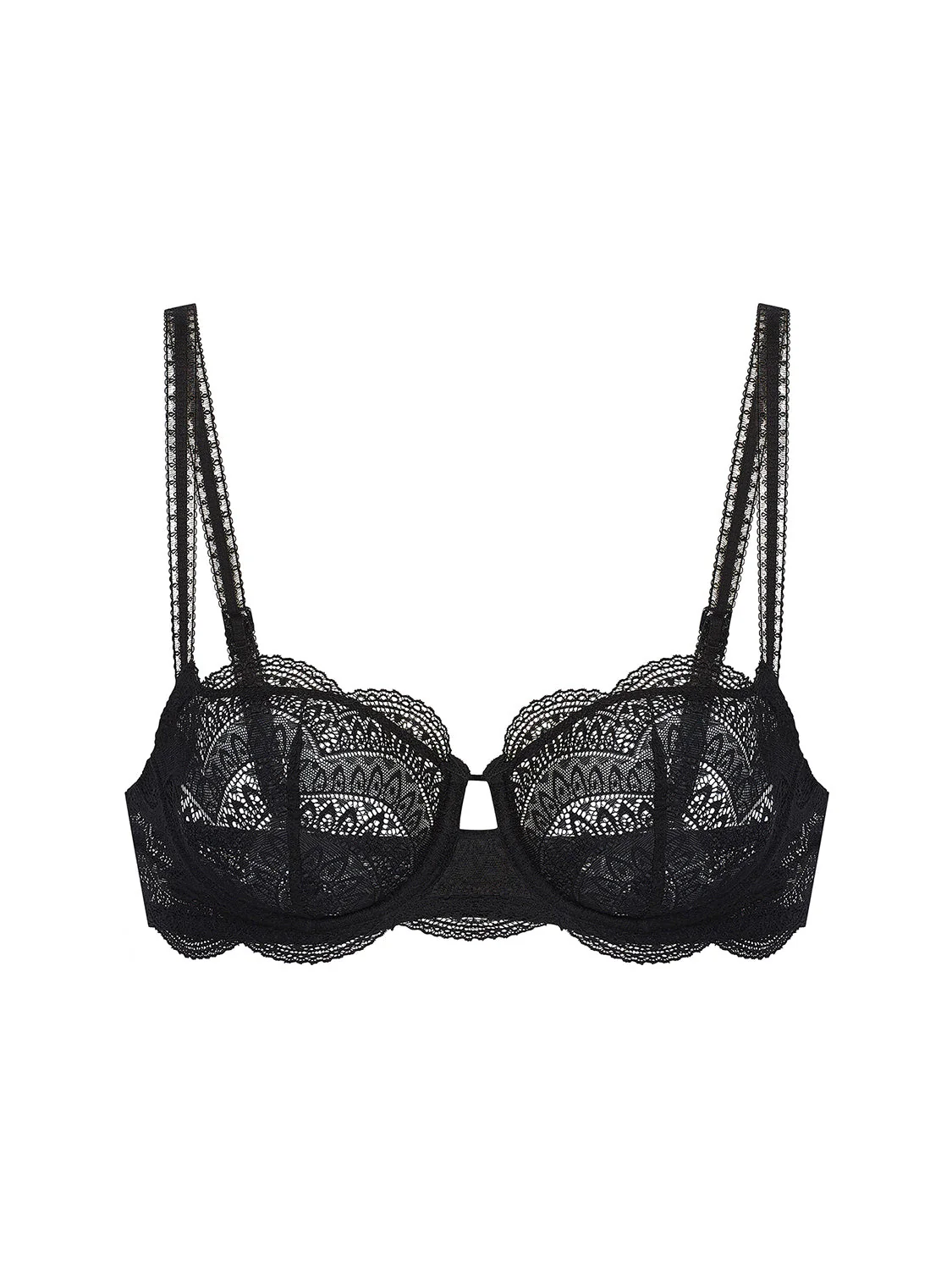 Half cup bra - Black - Image 6
