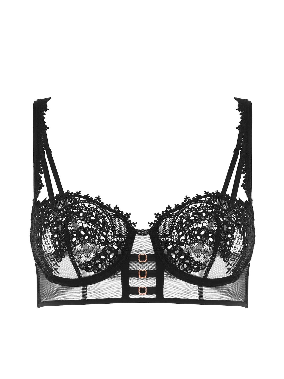 Half cup bra - Black - Image 11