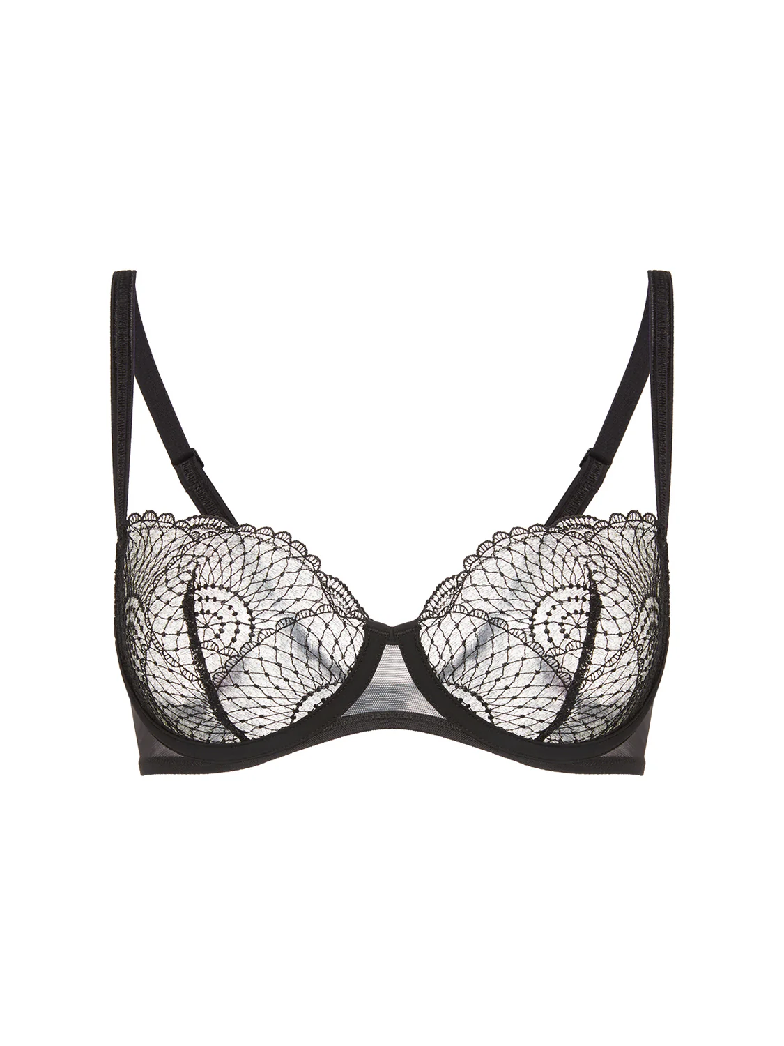 Half cup bra - Black - Image 9