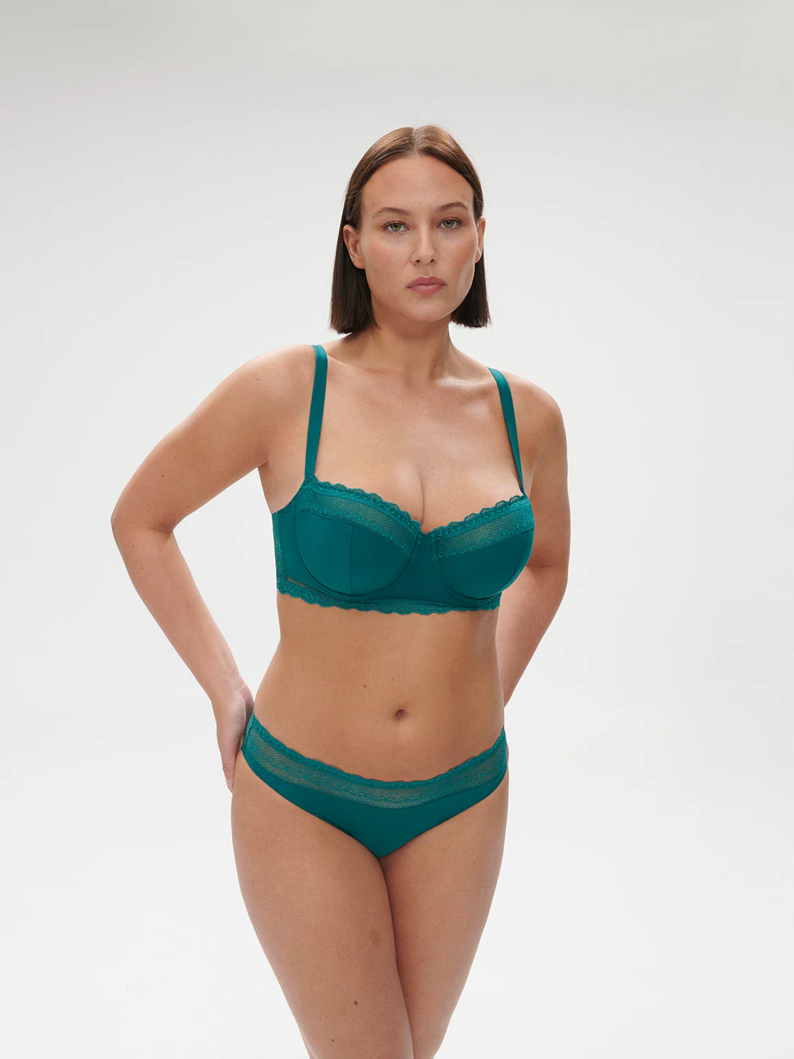 Half cup bra - BLUE - Image 11