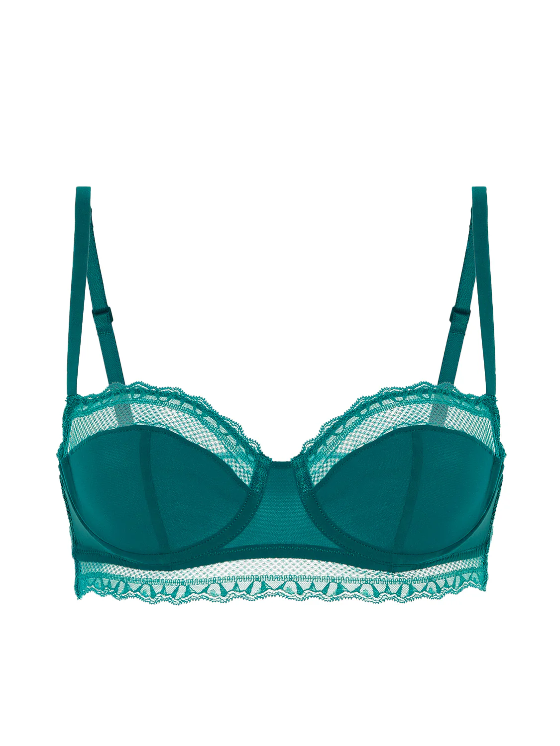 Half cup bra - BLUE - Image 13