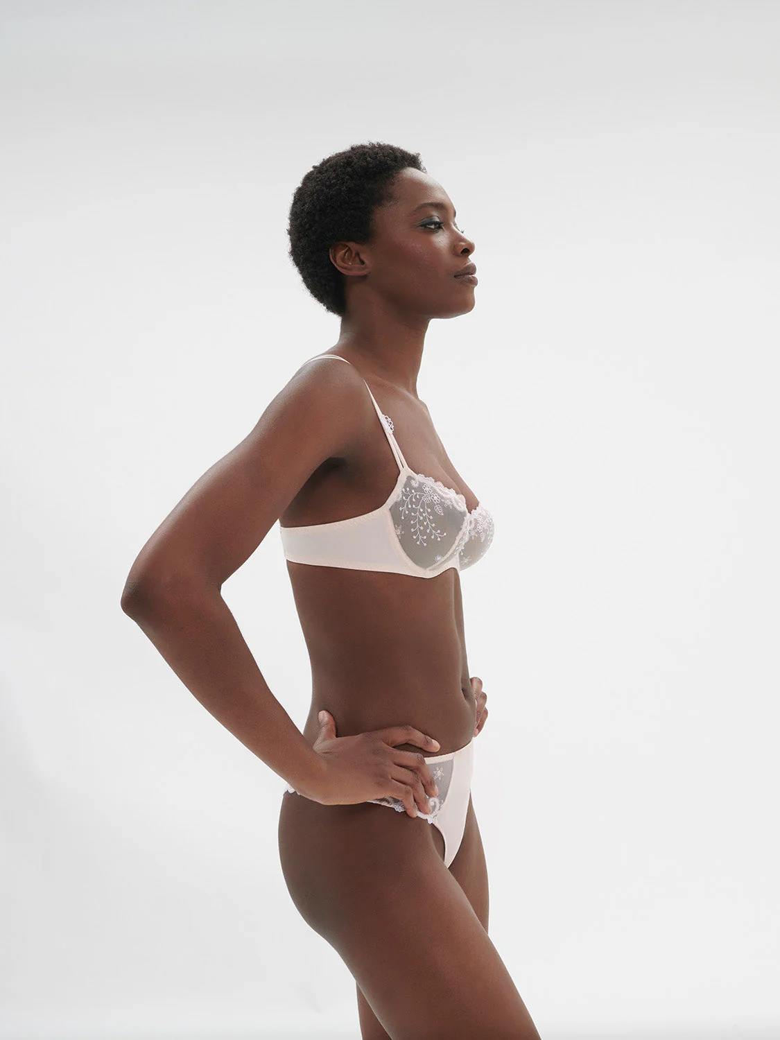 Half cup bra - Blush - Image 5