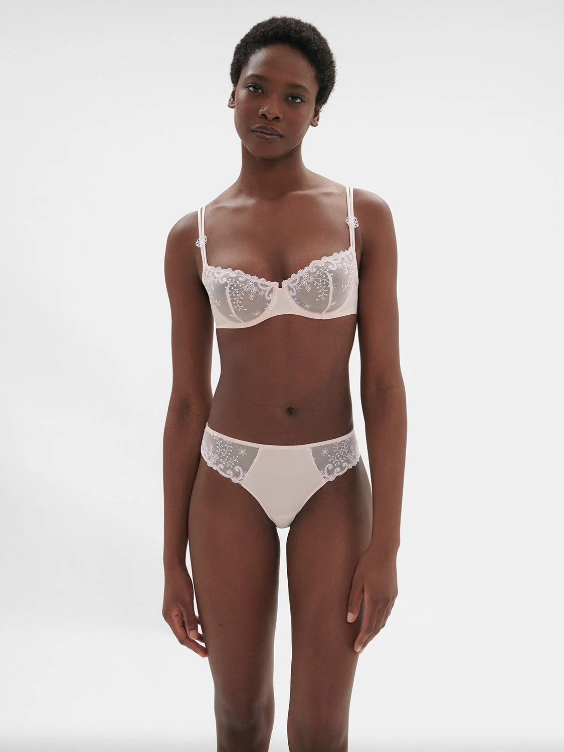 Half cup bra - Blush - Image 6