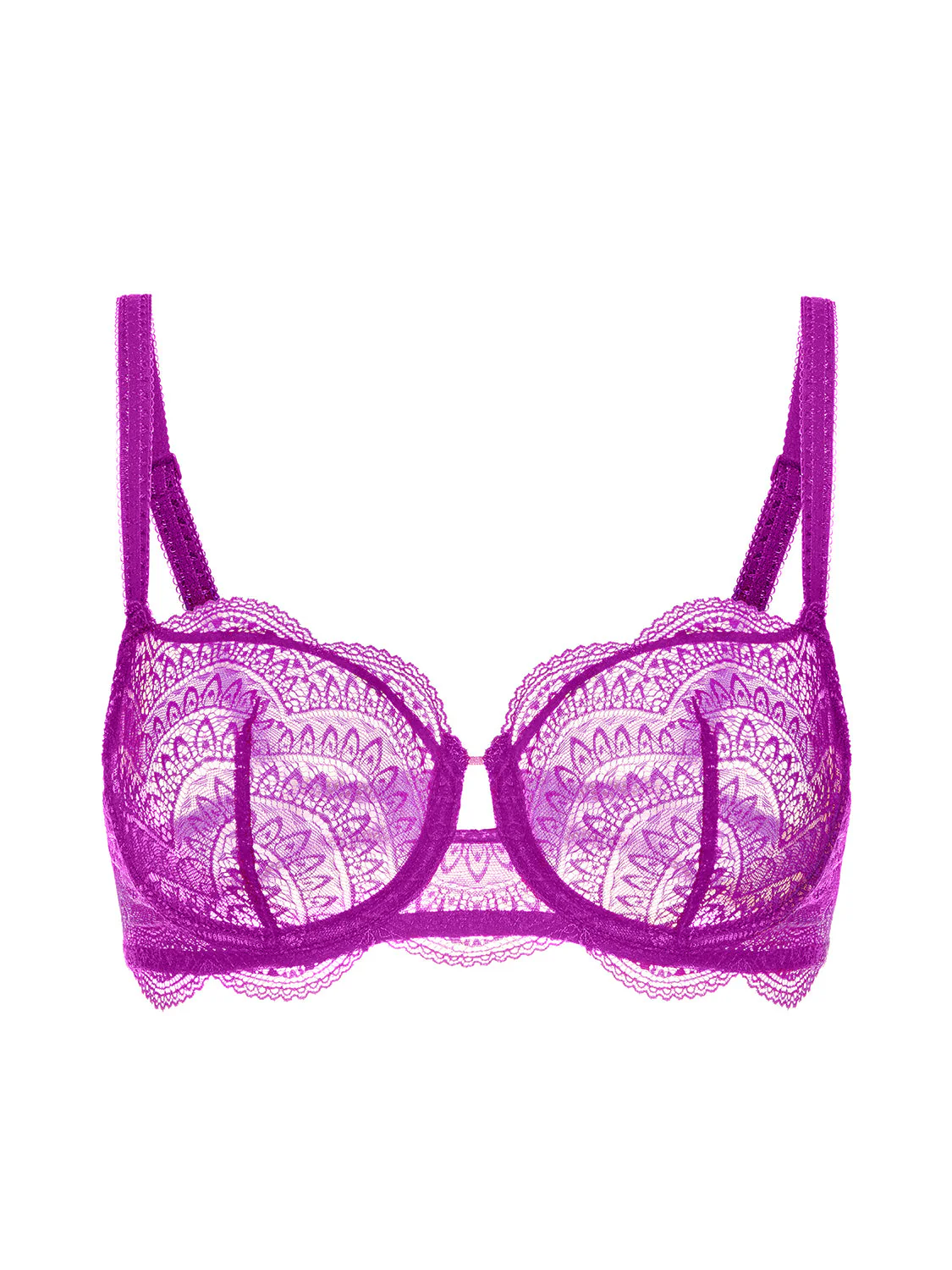 Half cup bra - Bougainvillea - Image 11