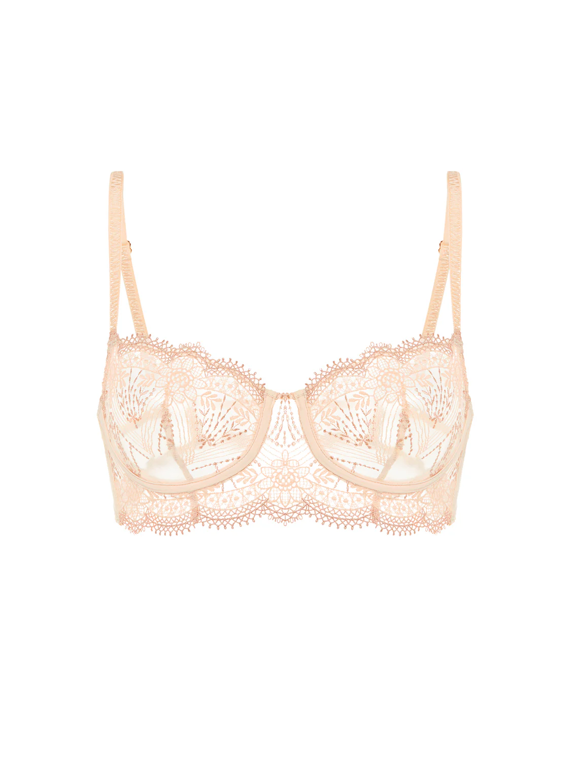 Half cup bra - Chic Beige - Image 9