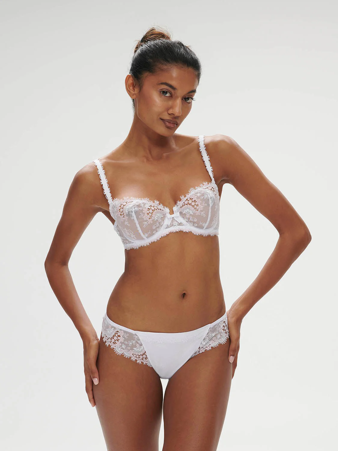 Half cup bra - Cristal White - Image 4
