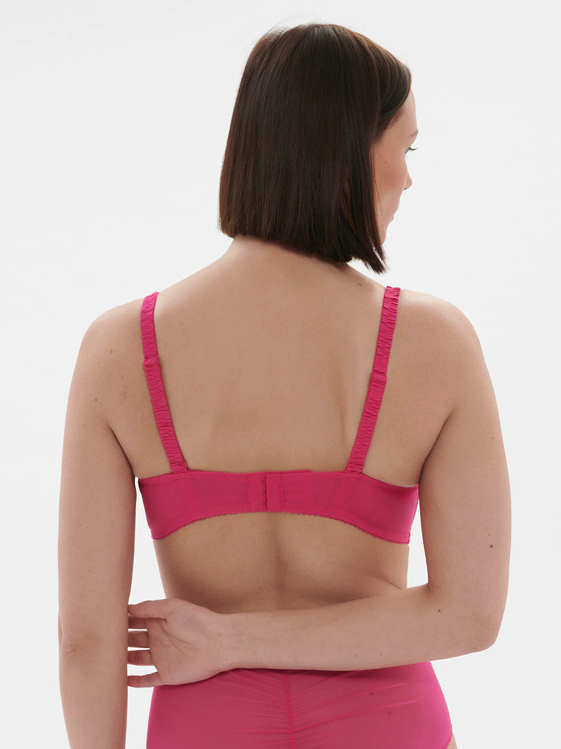 Half cup bra - Disco pink - Image 7