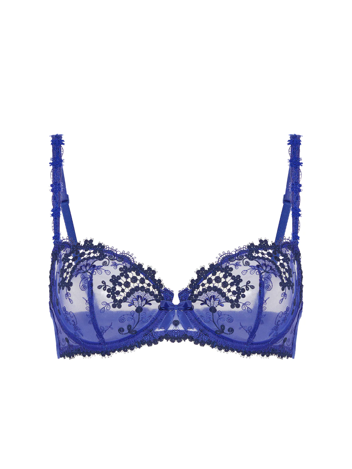 Half cup bra - Electric blue - Image 5