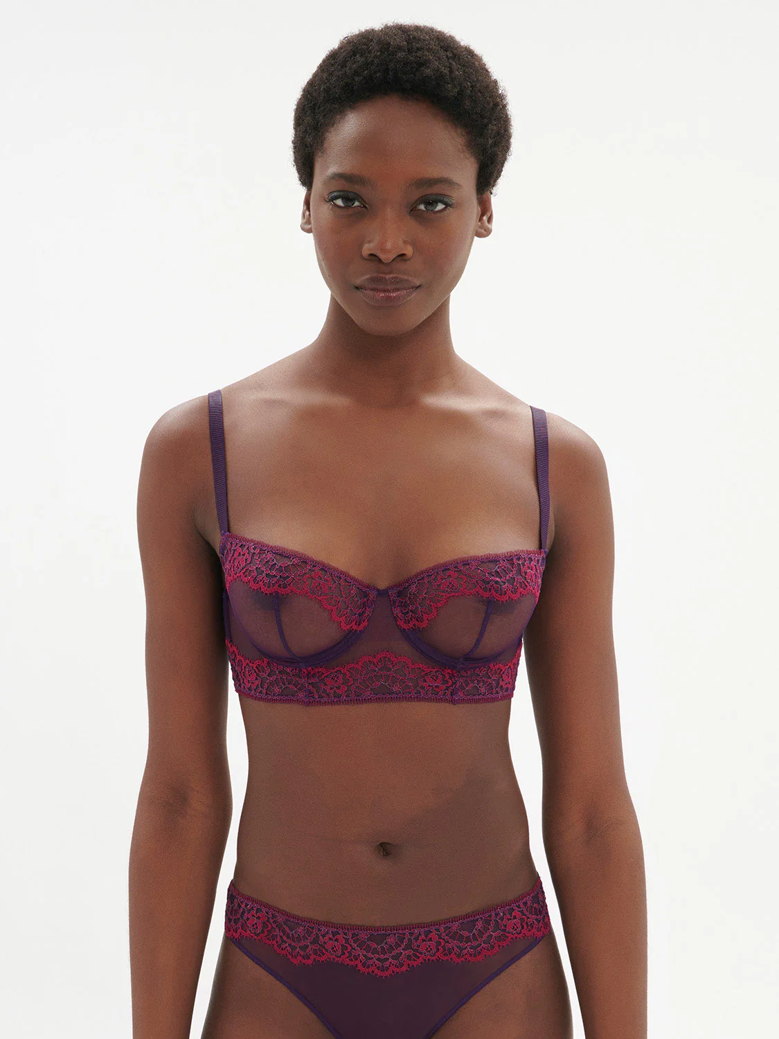 Half cup bra - Euphoria Purple - Image 2