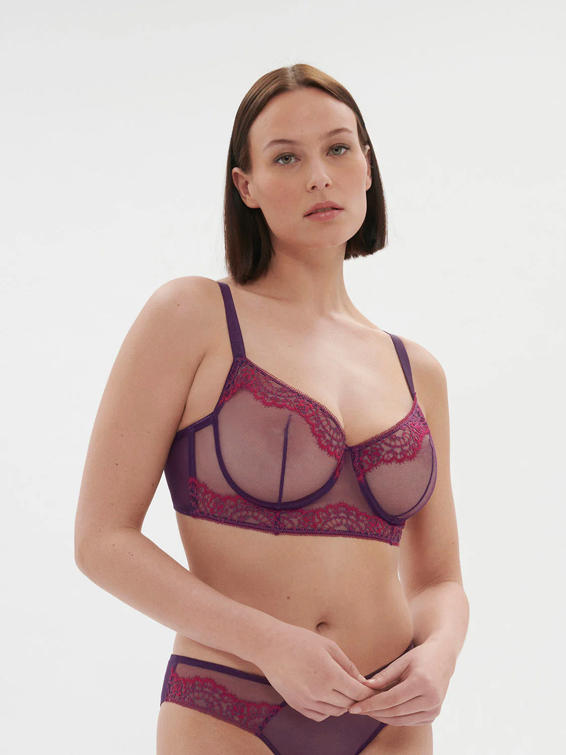 Half cup bra - Euphoria Purple - Image 6