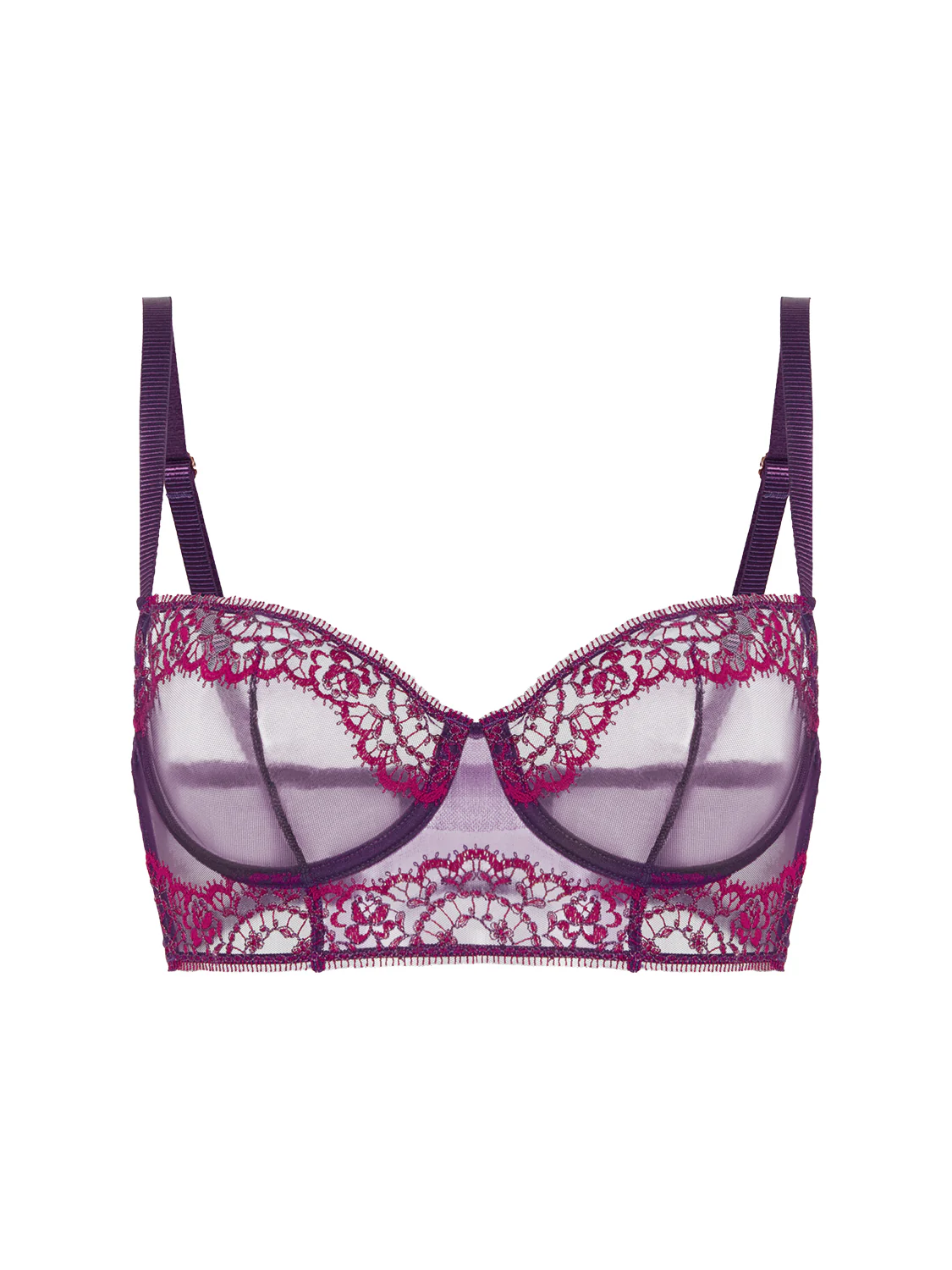 Half cup bra - Euphoria Purple - Image 9