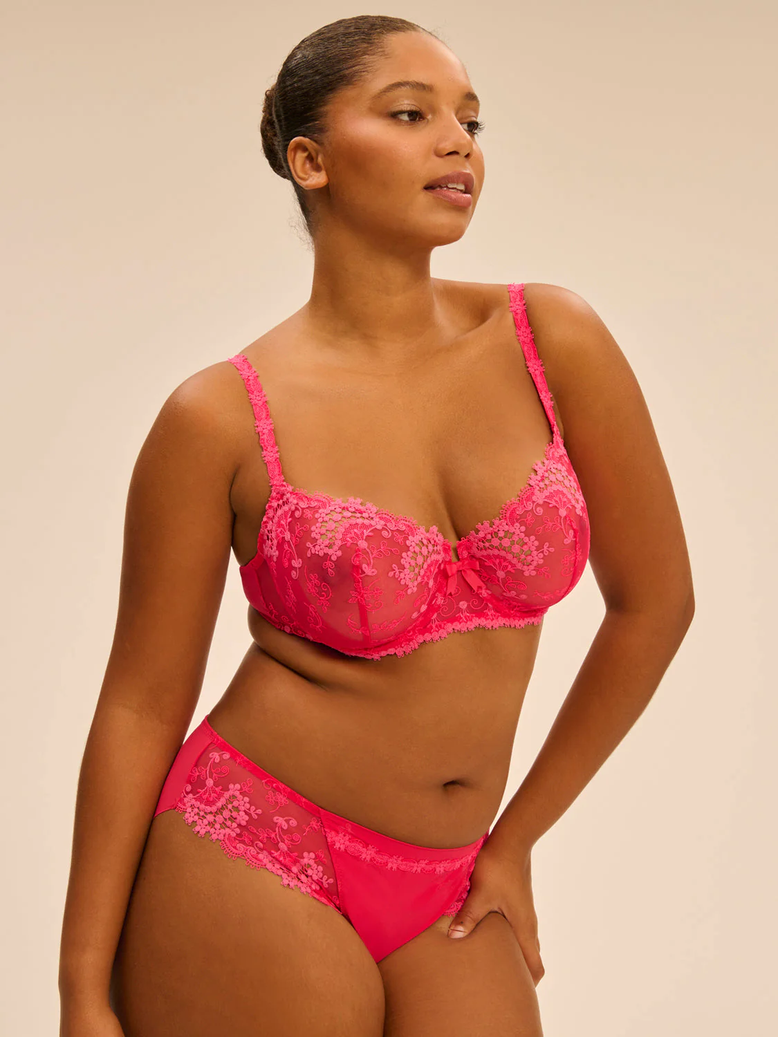 Half cup bra - Fabulous Pink - Image 10