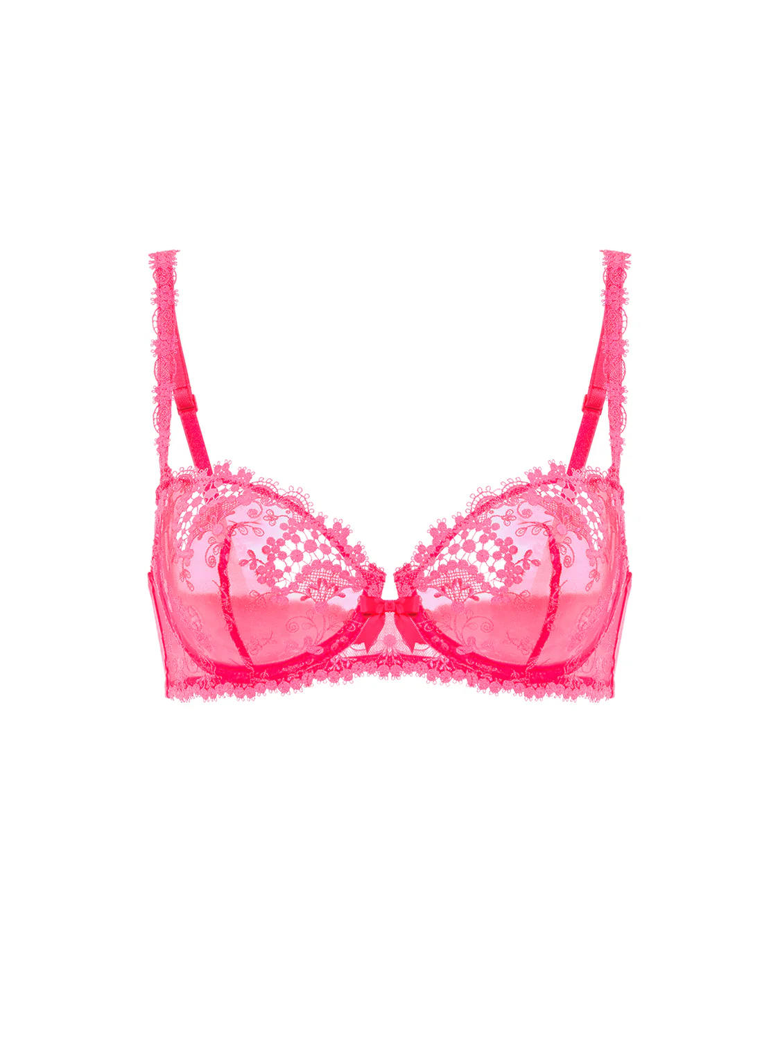Half cup bra - Fabulous Pink - Image 13