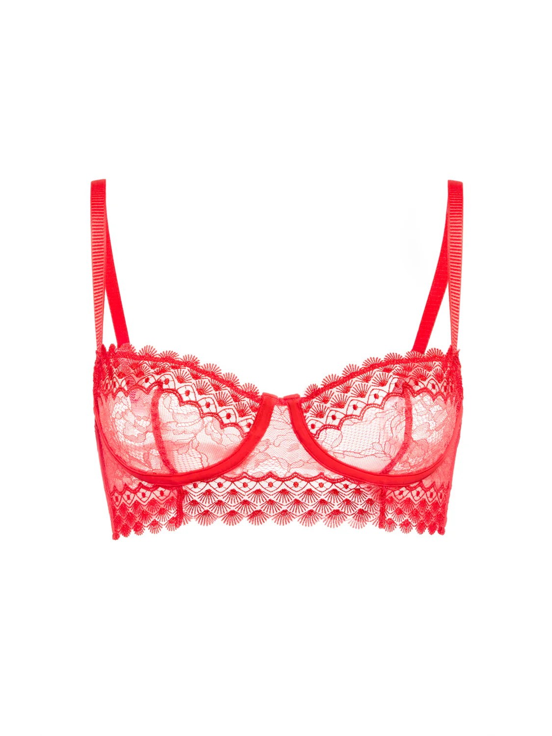 Half cup bra - Flamingo - Image 9