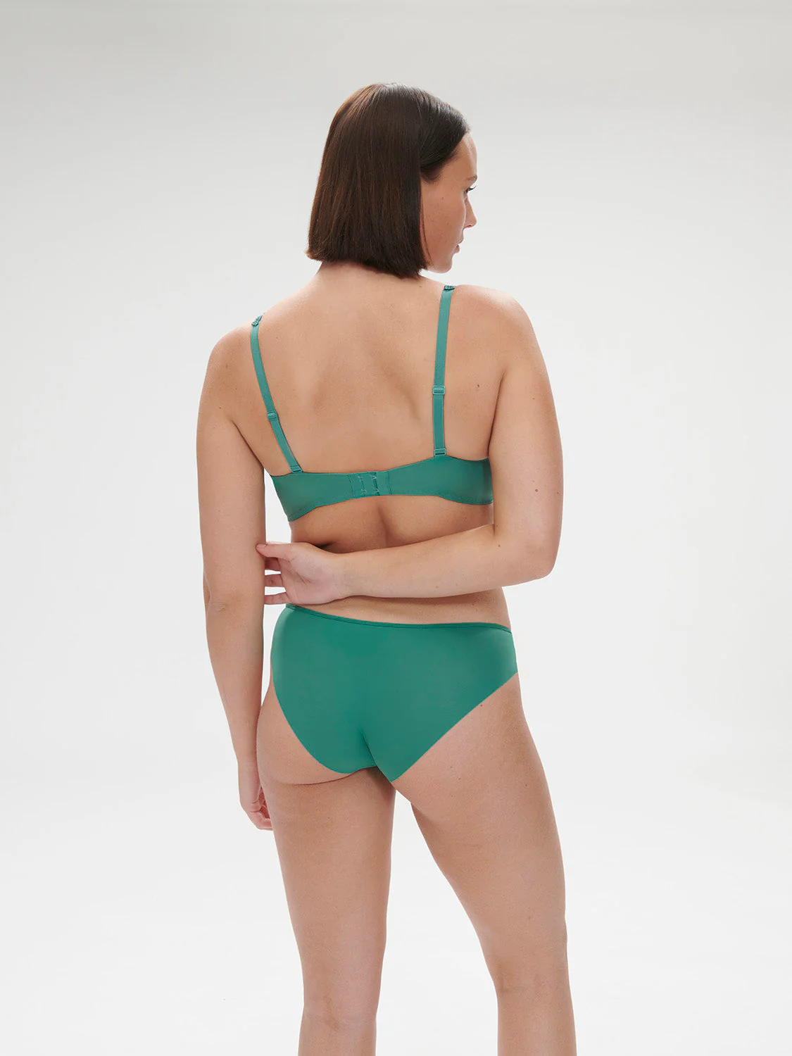 Half cup bra - Garden Green - Image 11