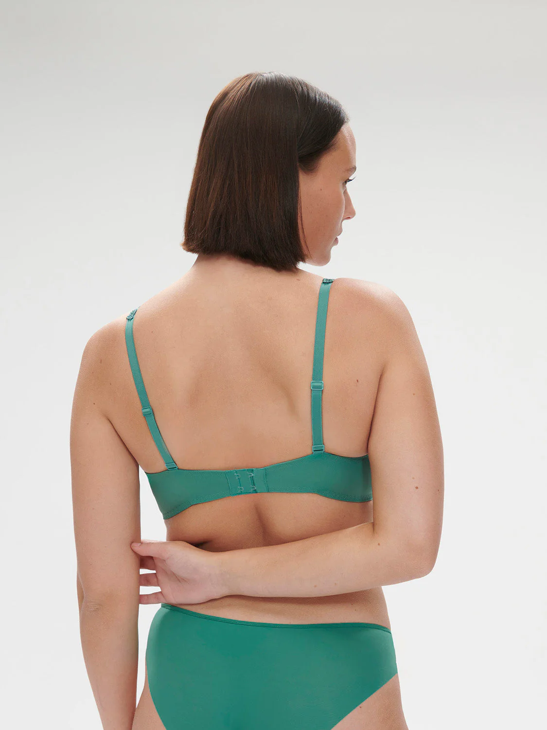 Half cup bra - Garden Green - Image 9