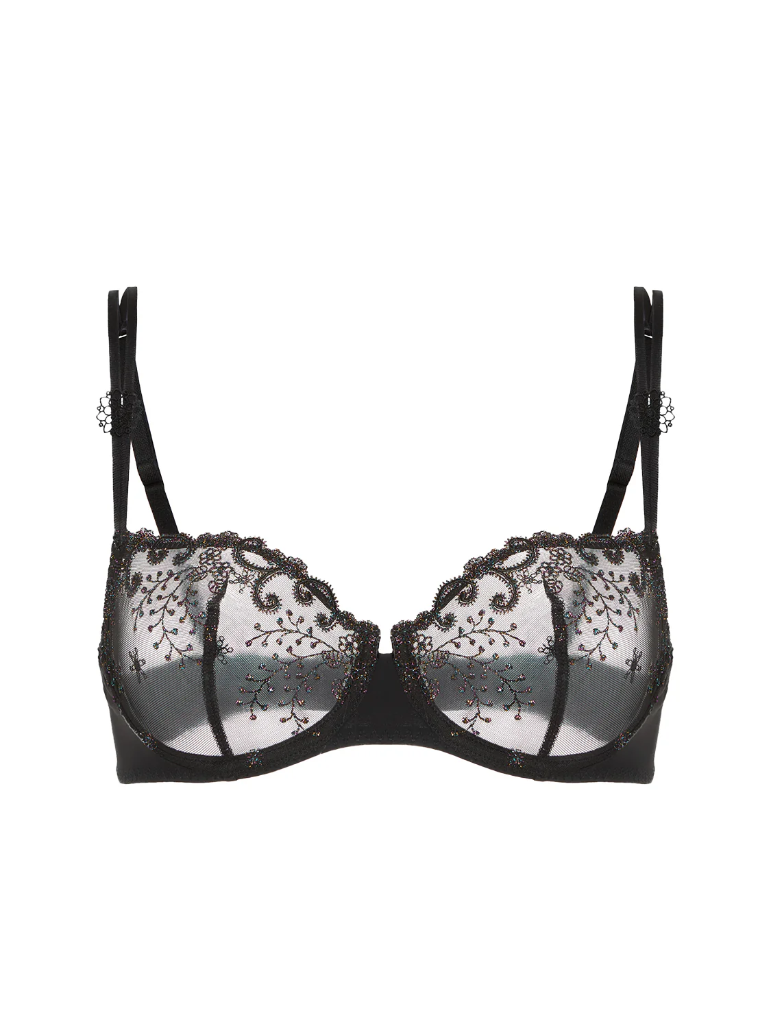 Half cup bra - Gem Black - Image 5