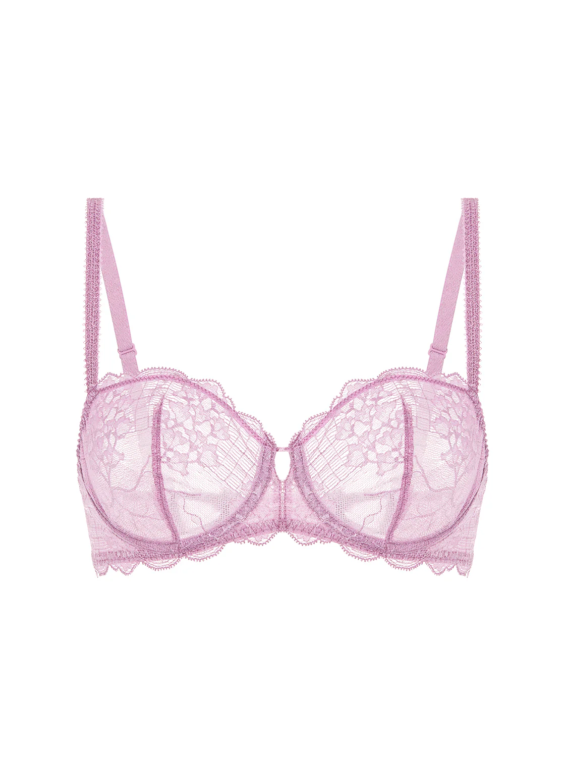 Half cup bra - Glamourous Mauve - Image 7
