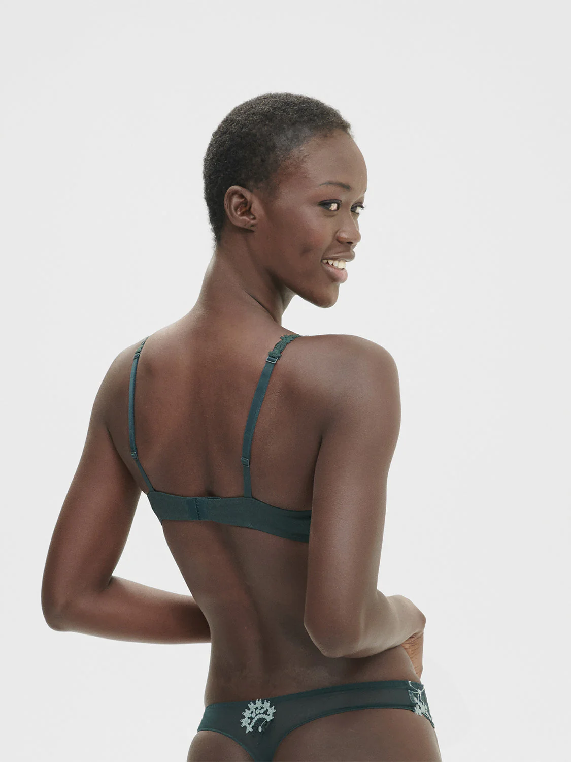 Half cup bra - Kolsaï Green - Image 2