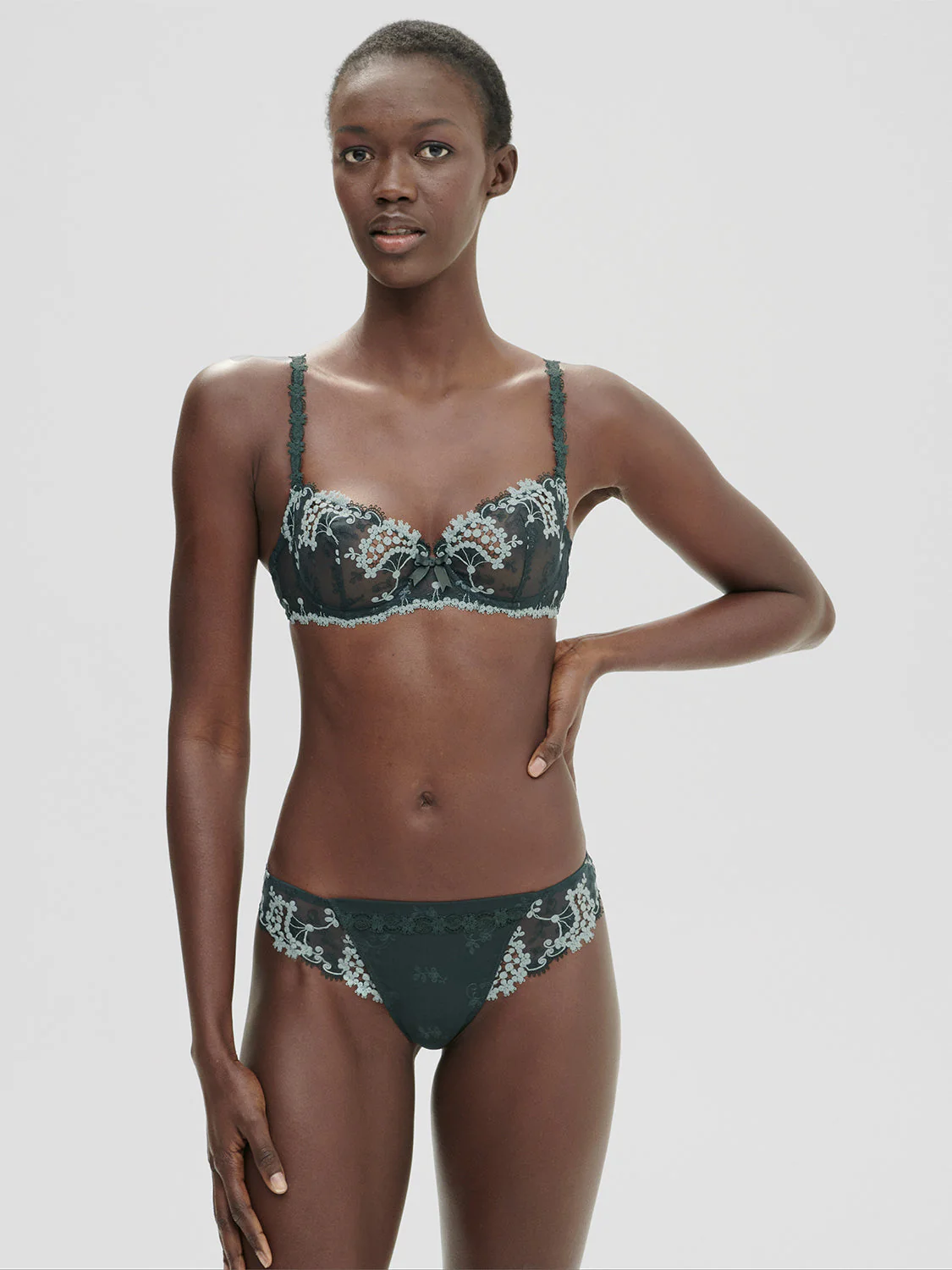 Half cup bra - Kolsaï Green - Image 5