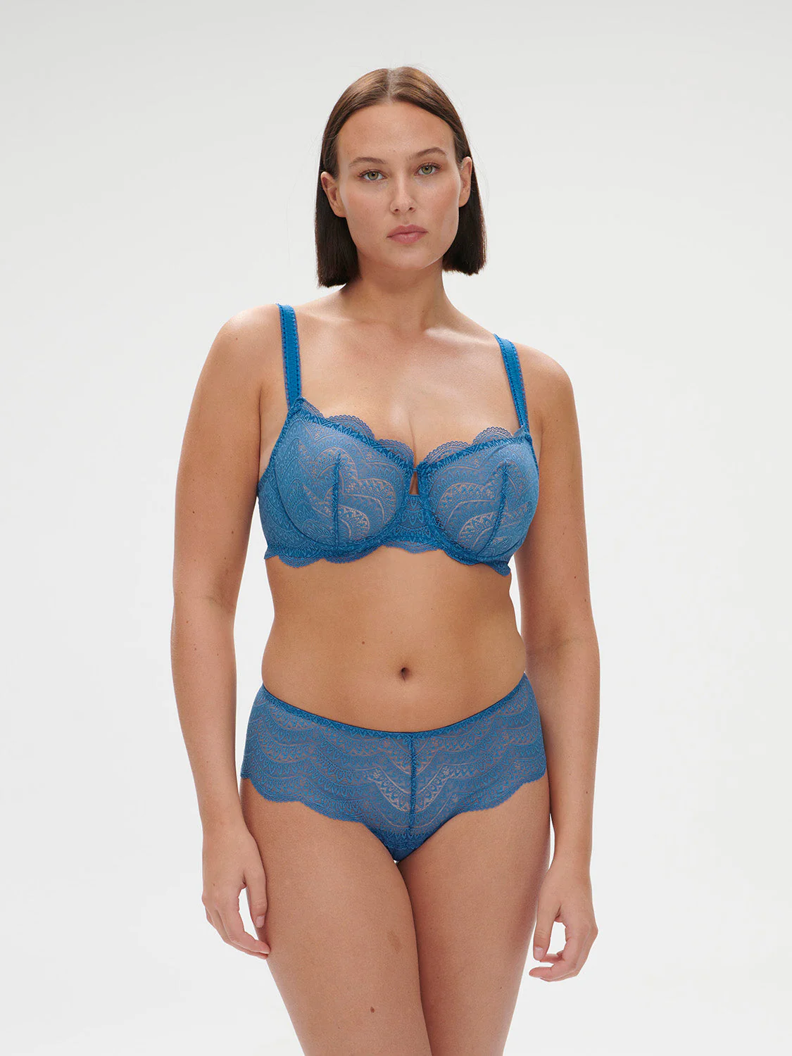 Half cup bra - Myosotis Blue - Image 10