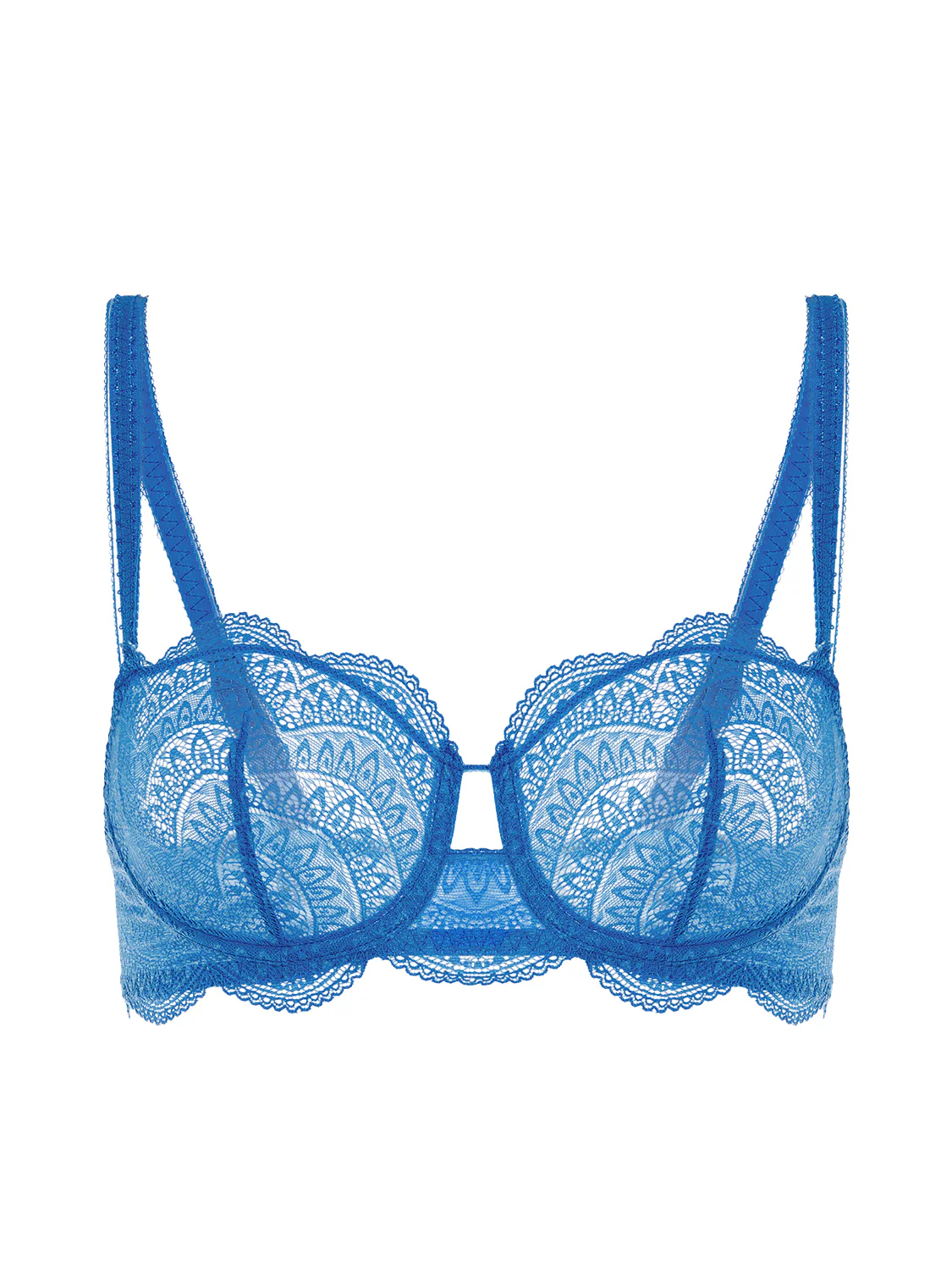 Half cup bra - Myosotis Blue - Image 12