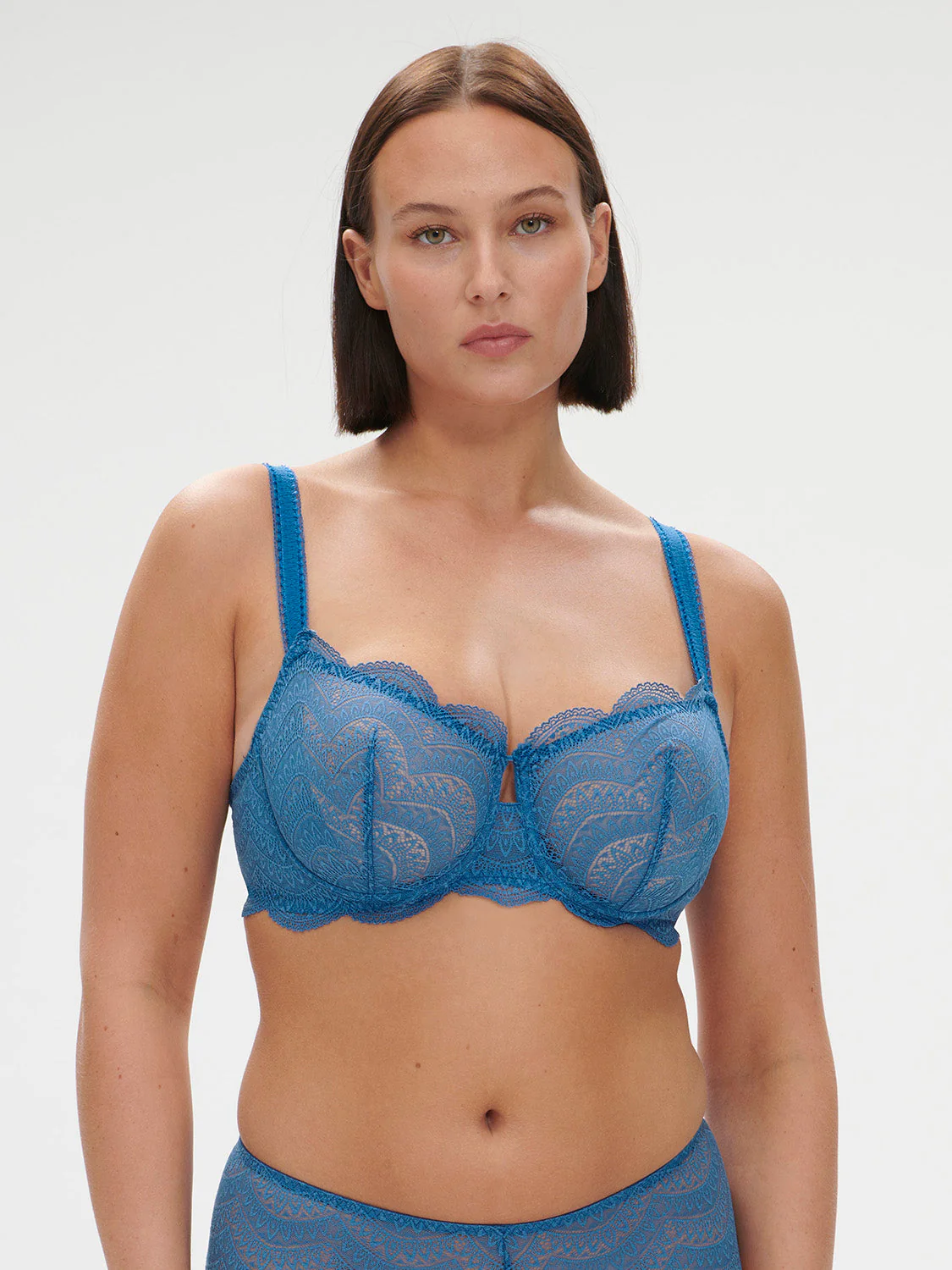 Half cup bra - Myosotis Blue - Image 7