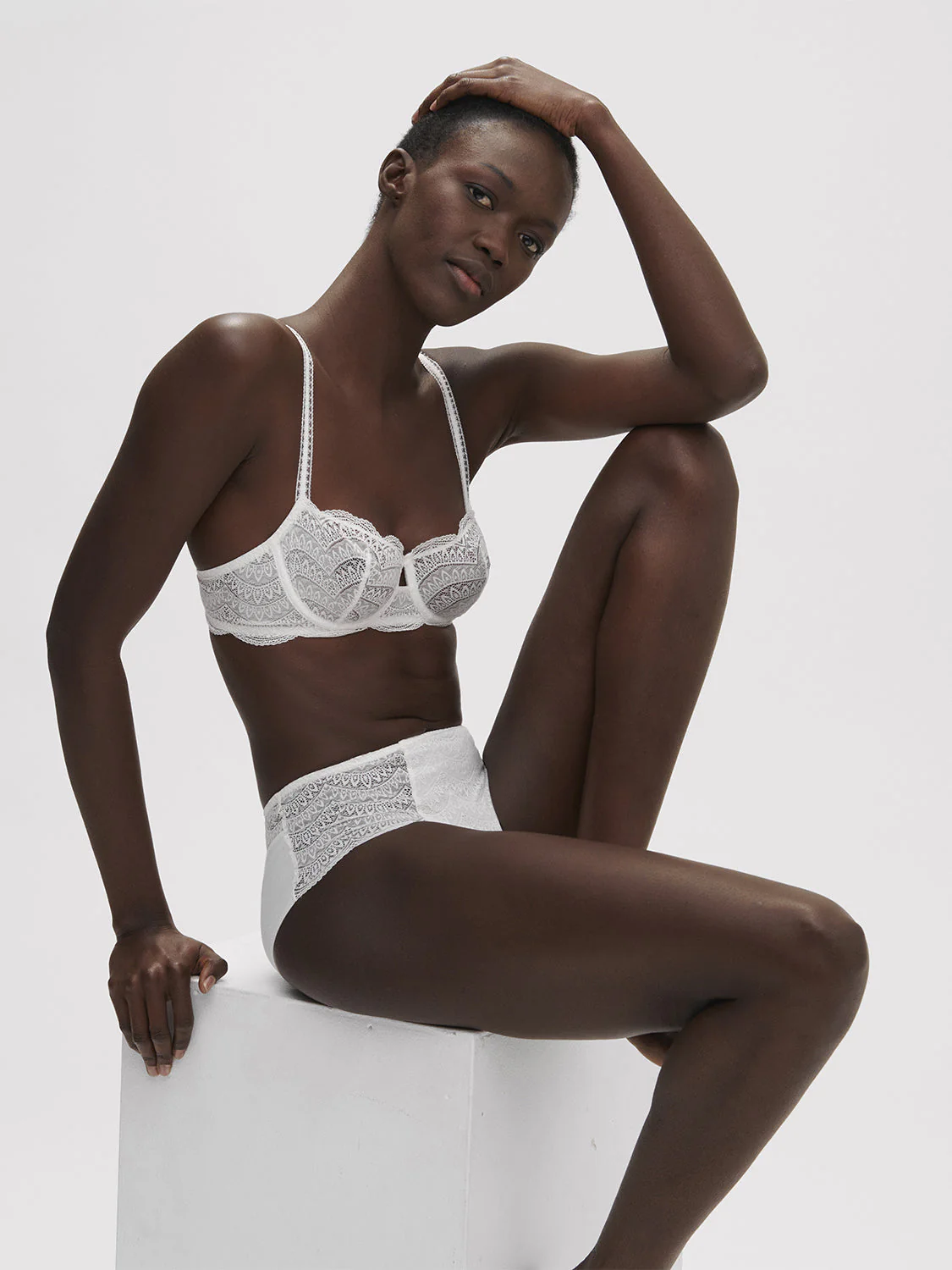 Half cup bra - Natural - Image 5