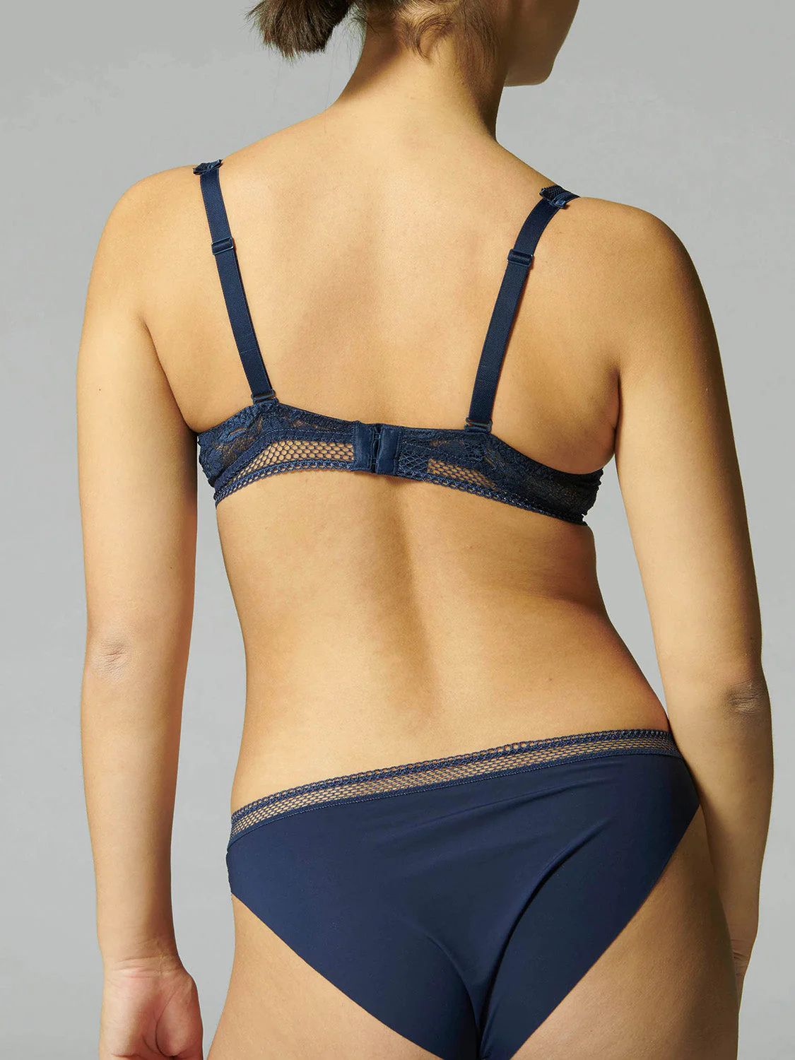 Half cup bra - Night Blue - Image 9
