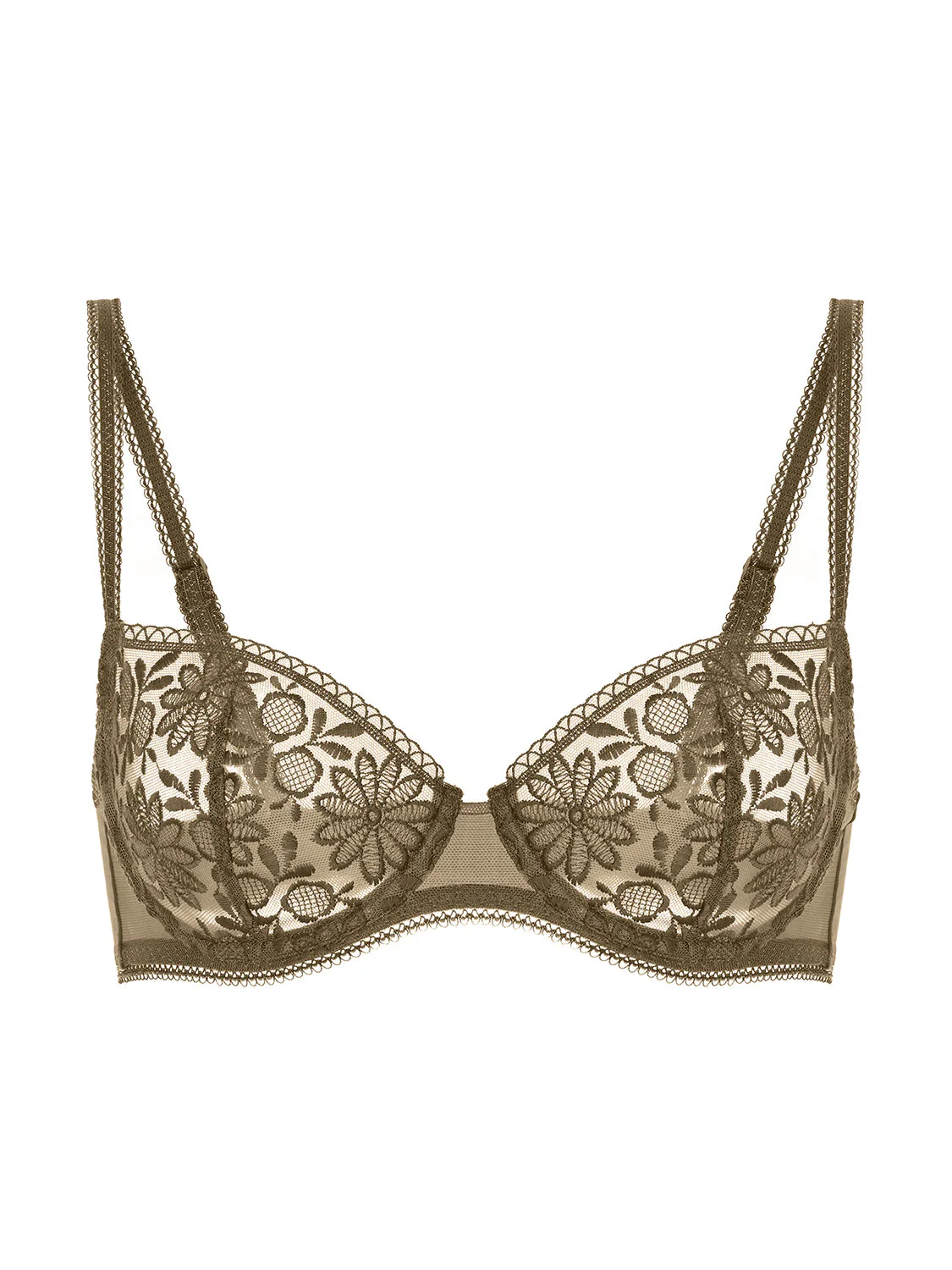 Half cup bra - Nomad Green - Image 13