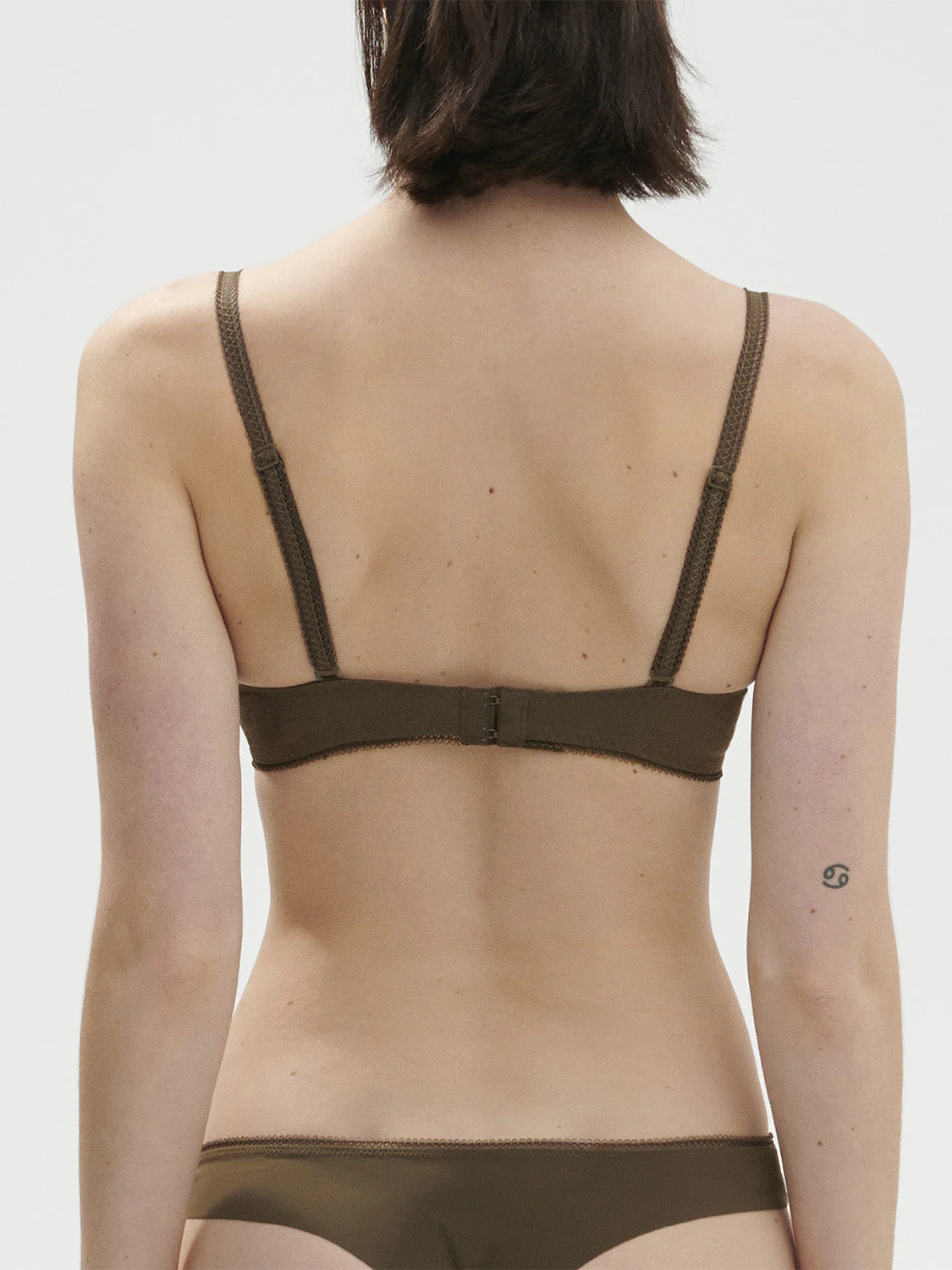 Half cup bra - Nomad Green - Image 2
