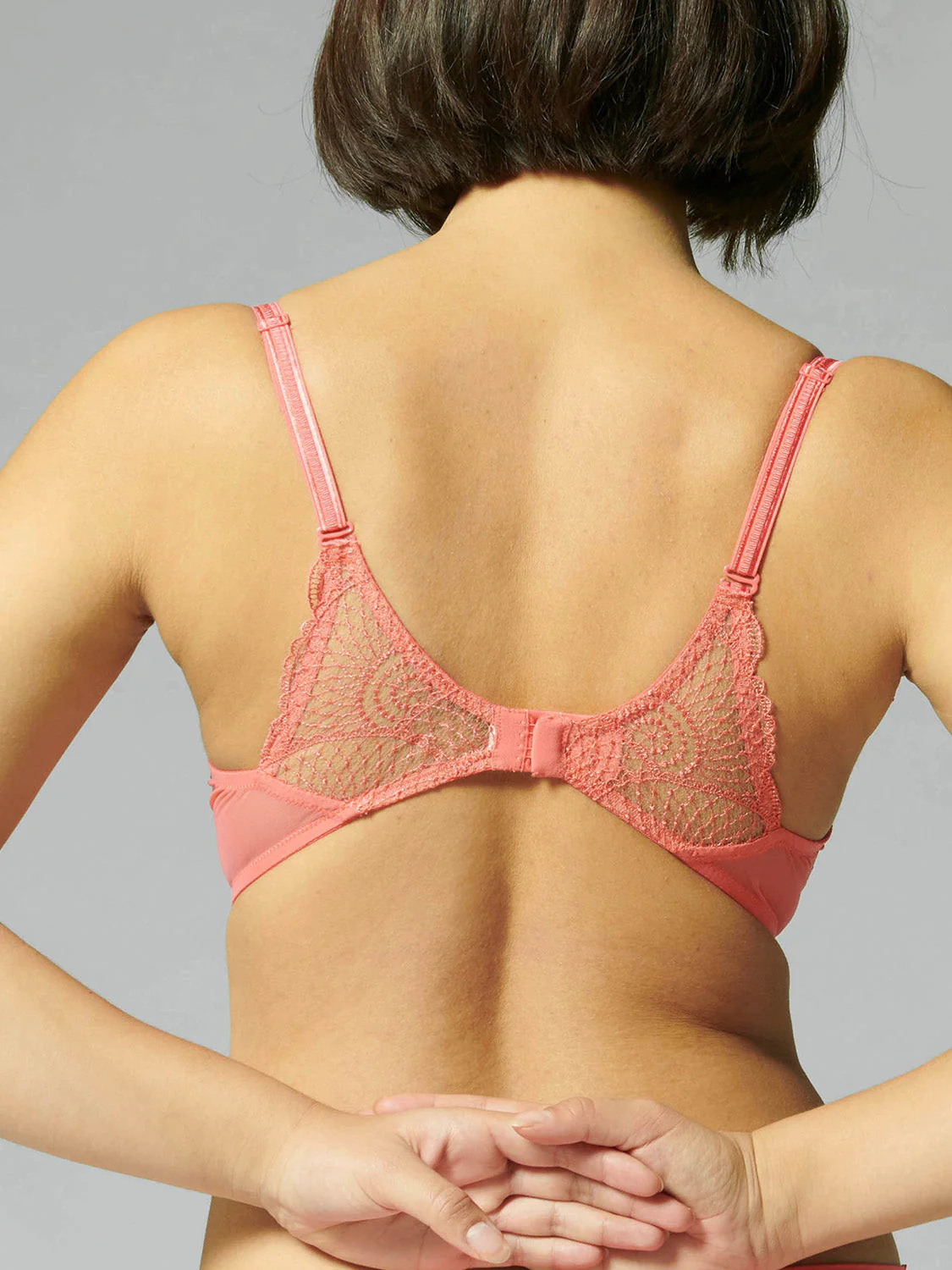 Half cup bra - Papaya - Image 10