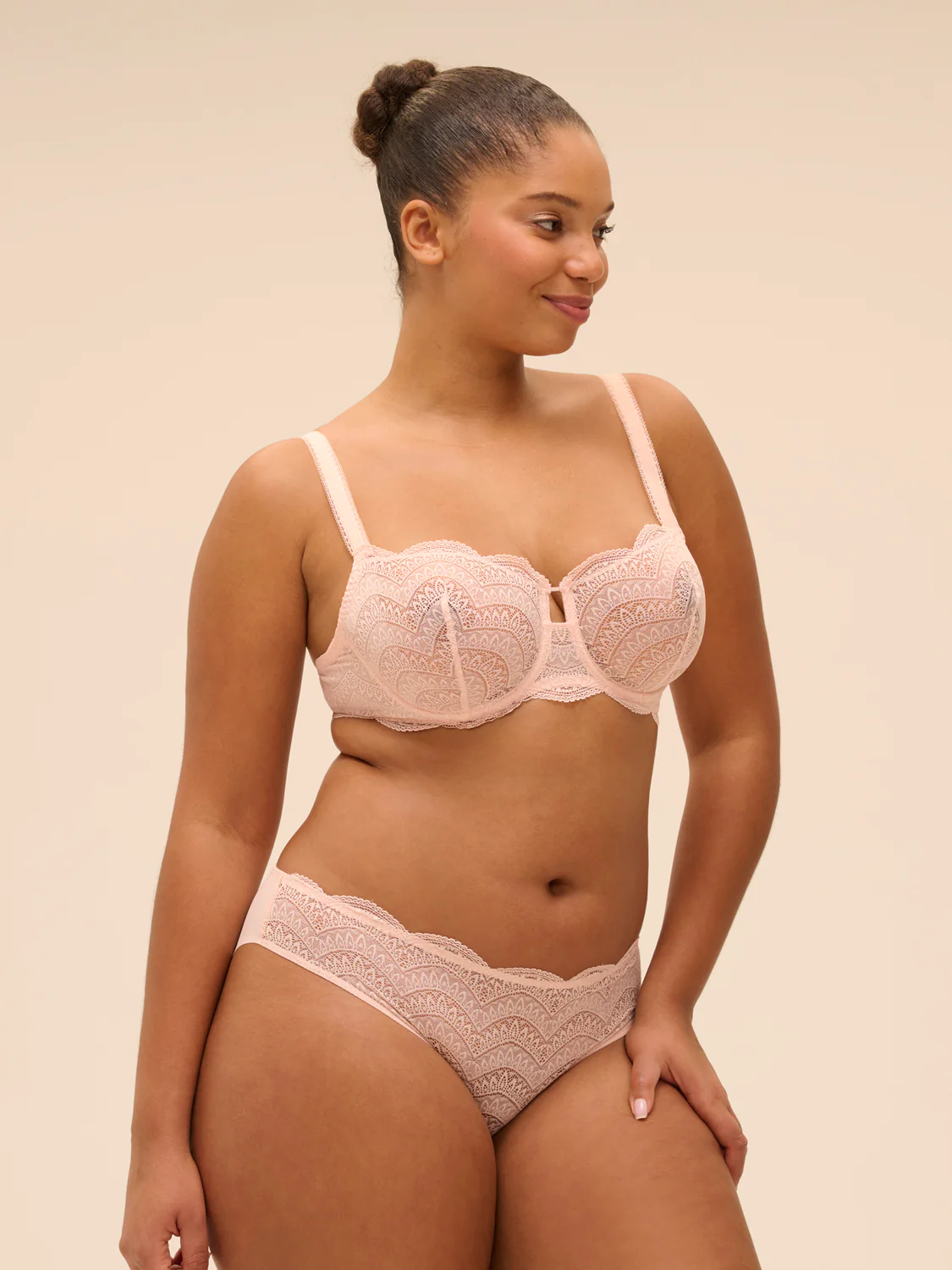 Half cup bra - Petal Powder - Image 10