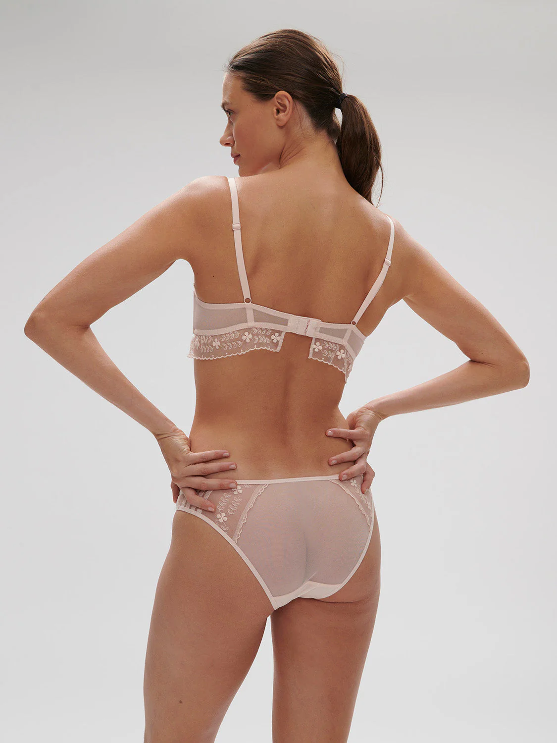 Half cup bra - Petal Powder - Image 6
