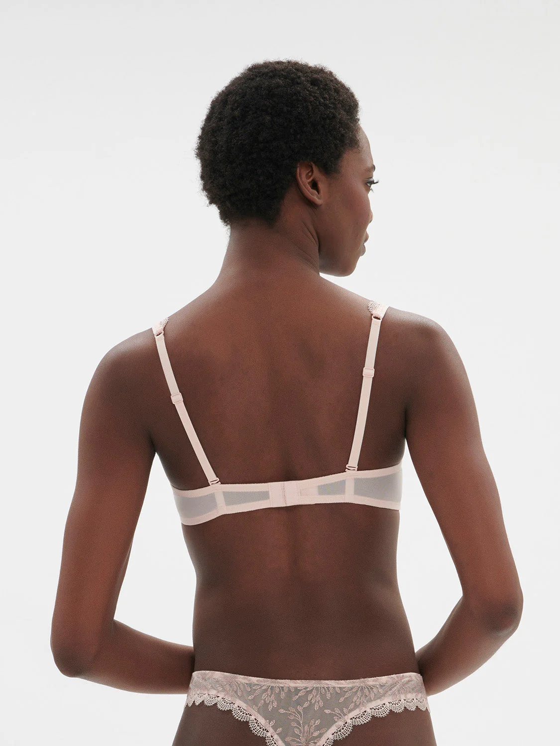 Half cup bra - Petal Powder - Image 3