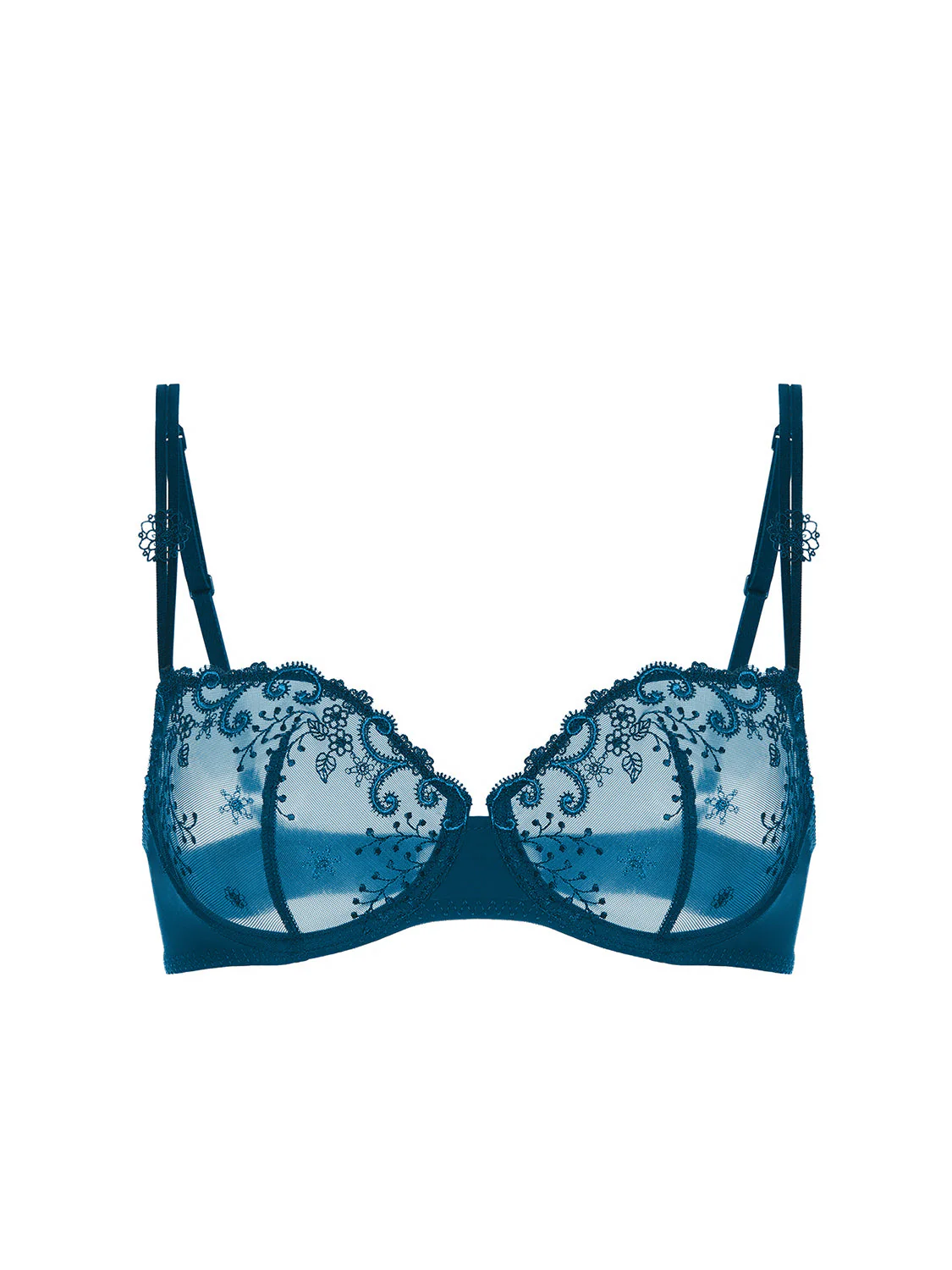 Half cup bra - Prestige Blue - Image 11