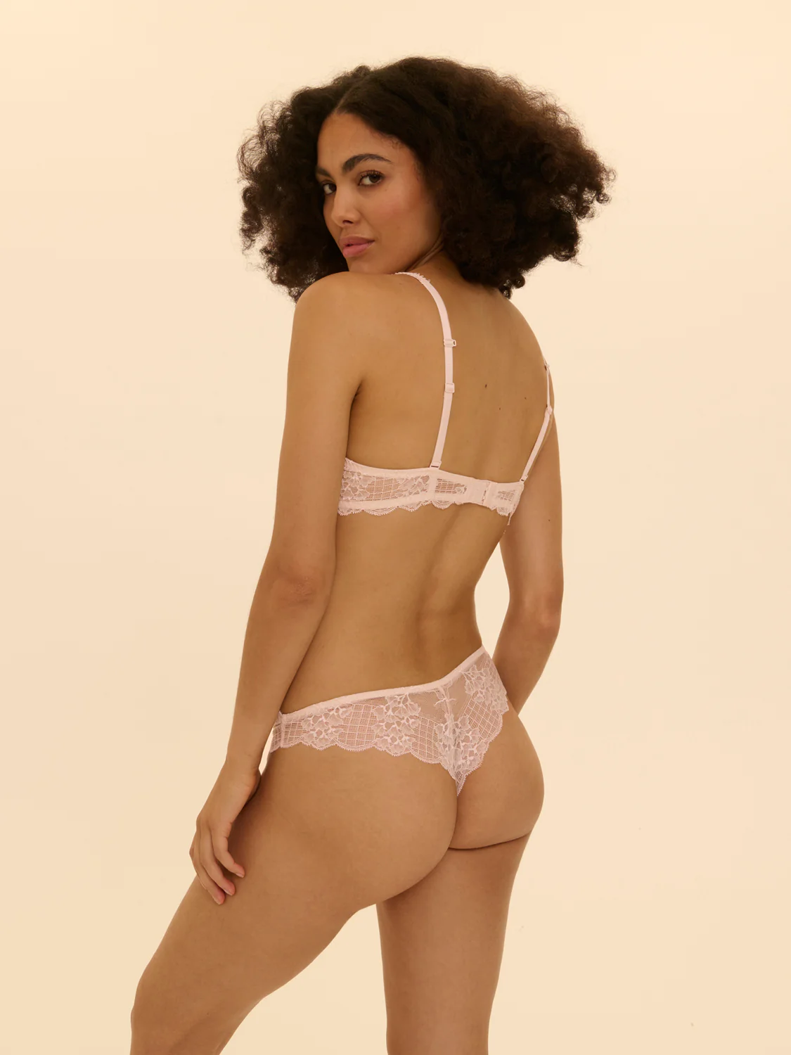 Half cup bra - Sakura pink - Image 2