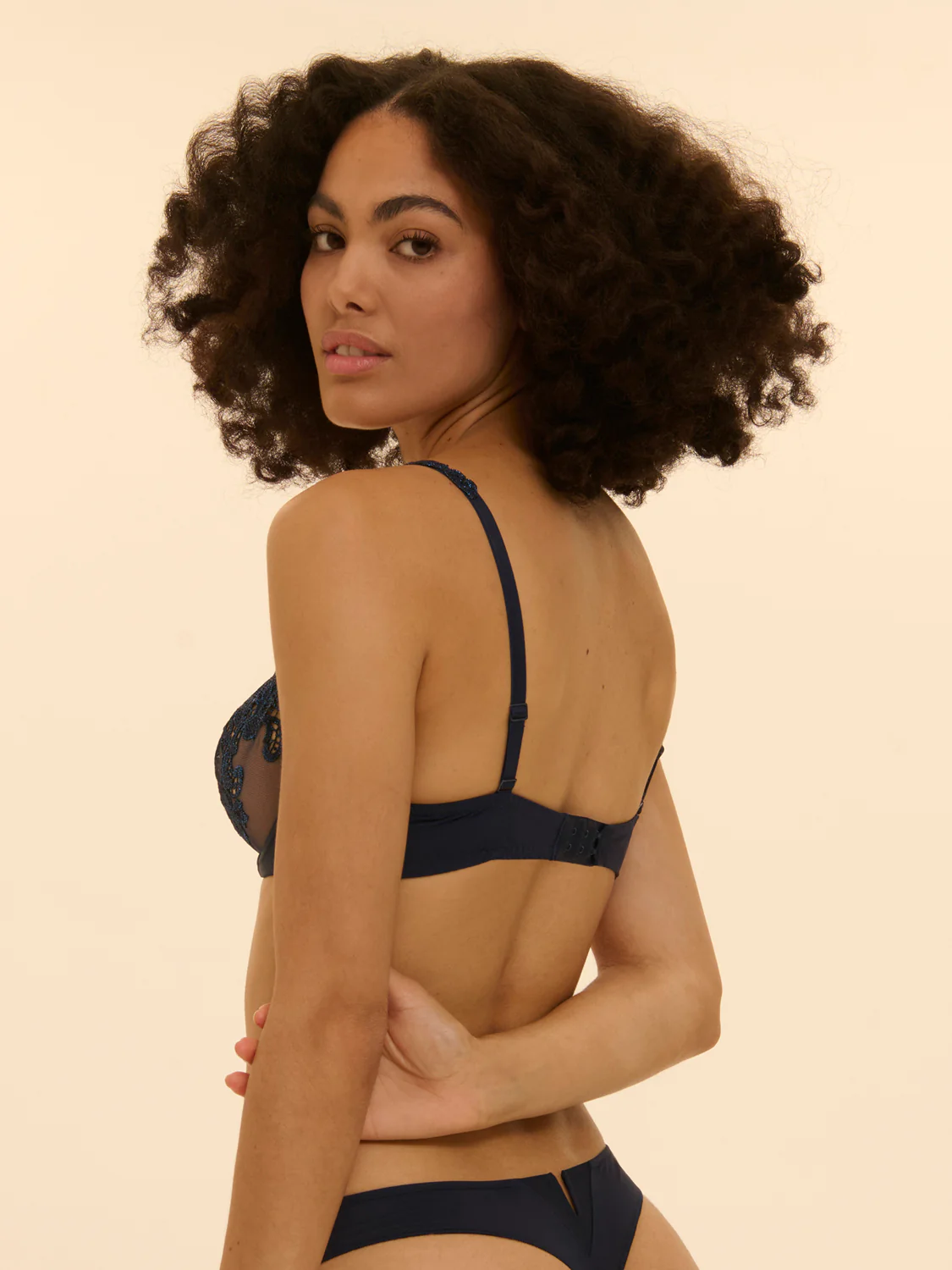 Half cup bra - Sapphire - Image 7