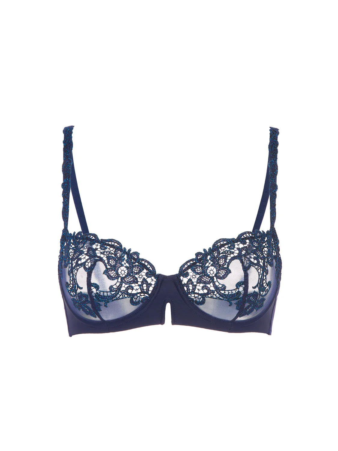 Half cup bra - Sapphire - Image 9