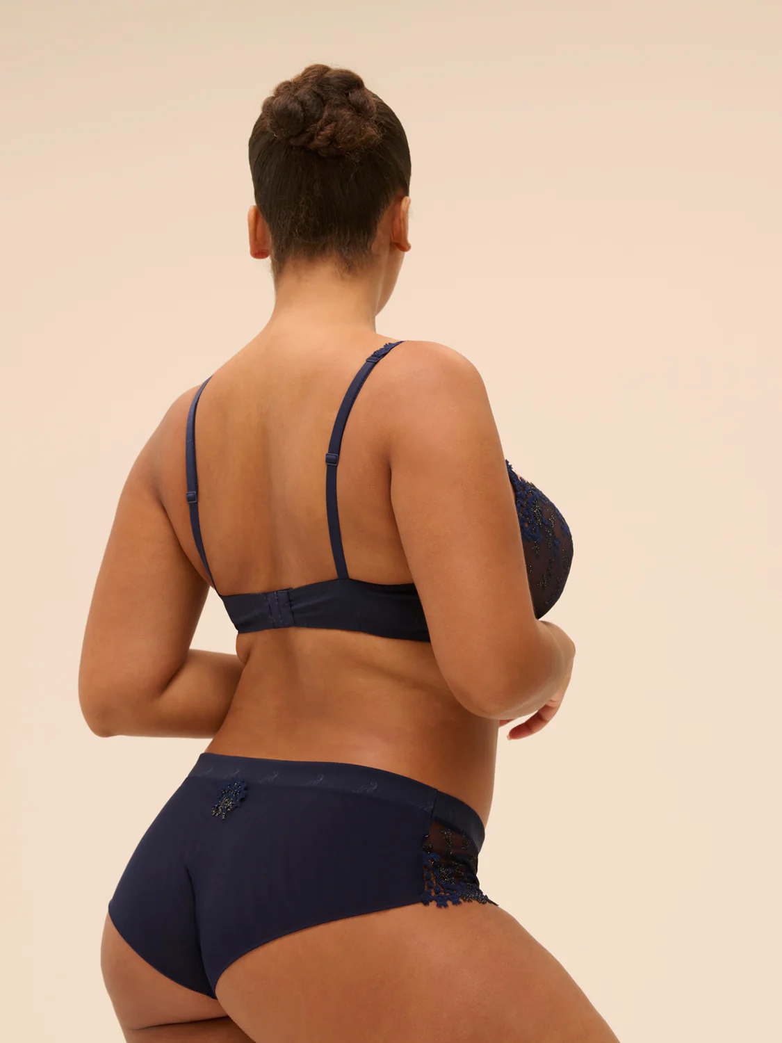 Half cup bra - Sapphire - Image 9