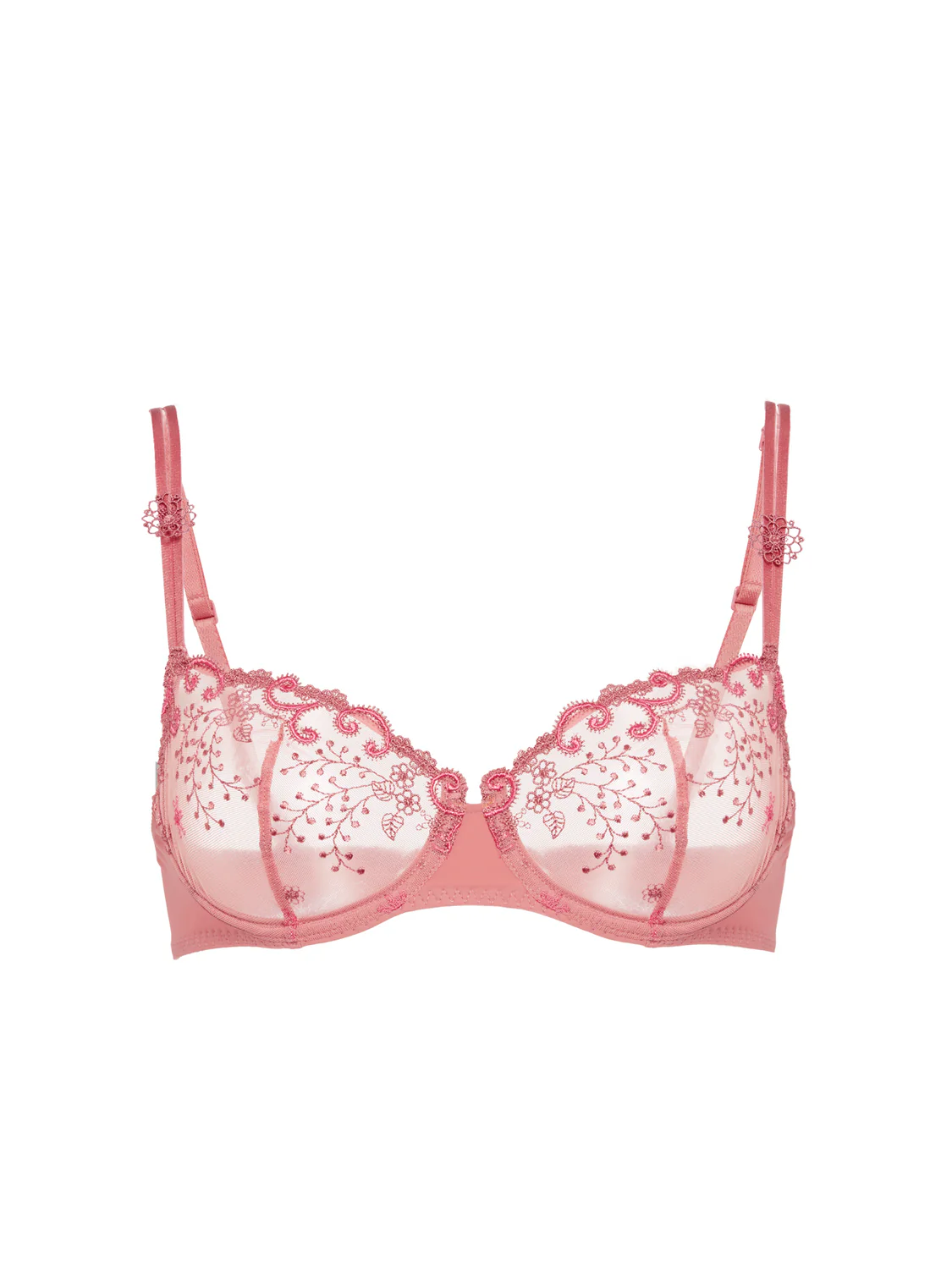 Half cup bra - Smokey Pink - Image 9